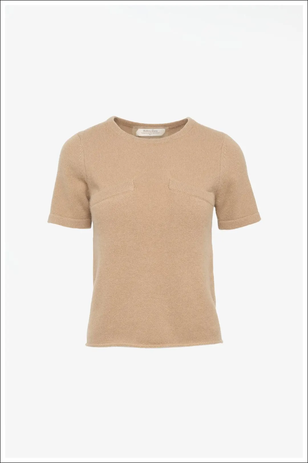 Вязаная футболка из 100% кашемира Limited Edition, Zara