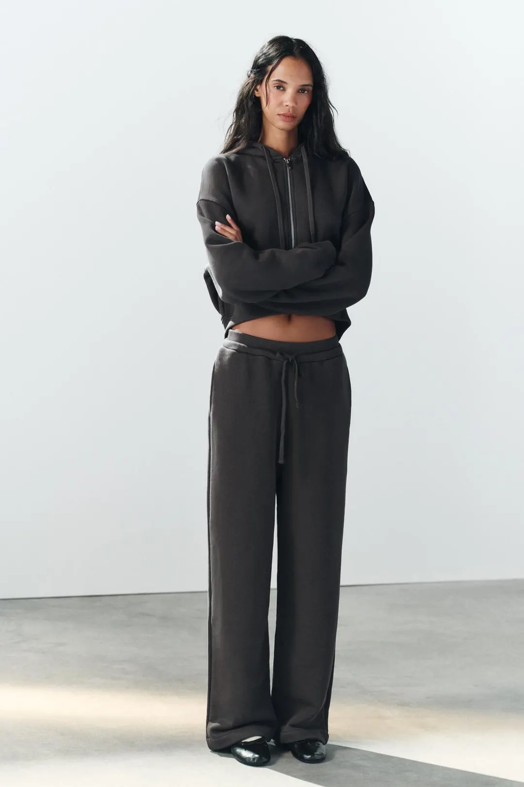 Плюшевые брюки на кулиске, Zara