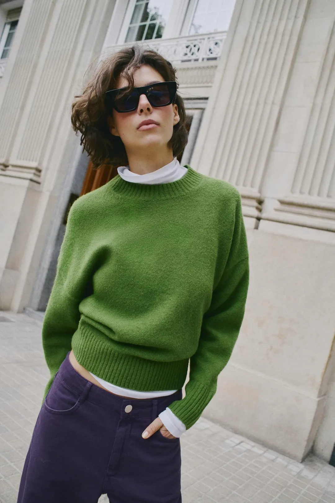 Мягкий вязаный свитер, Zara