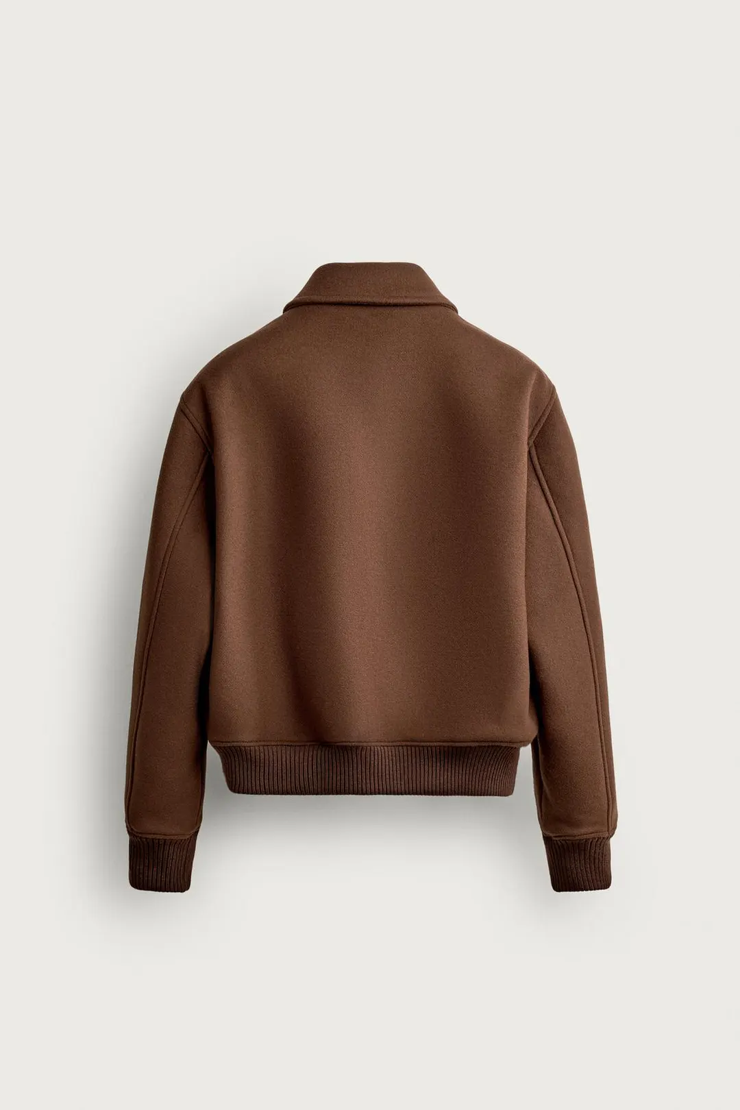 Куртка прямого кроя из смесовой шерсти Manteco®, Zara