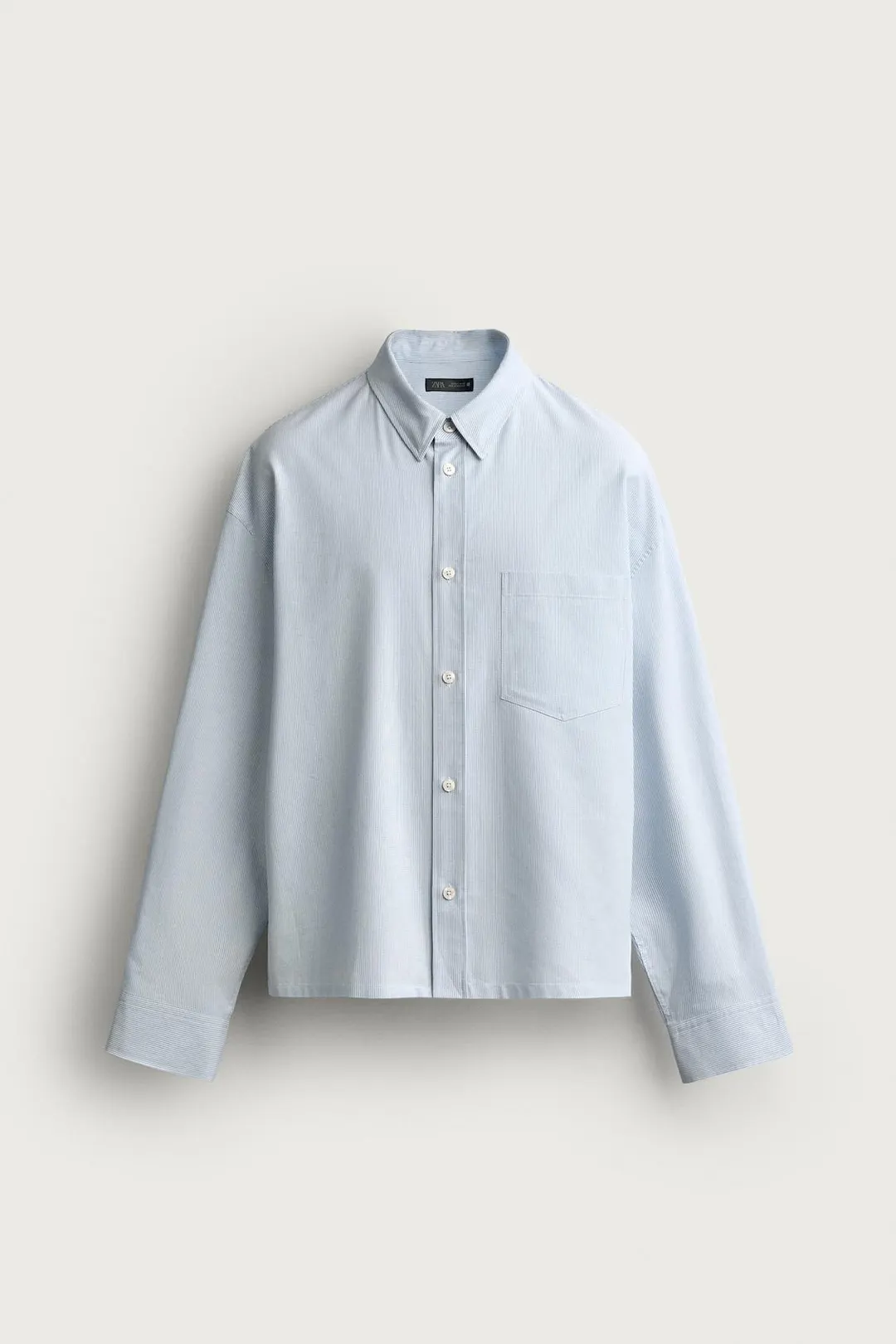 Рубашка свободного прямого кроя, Zara