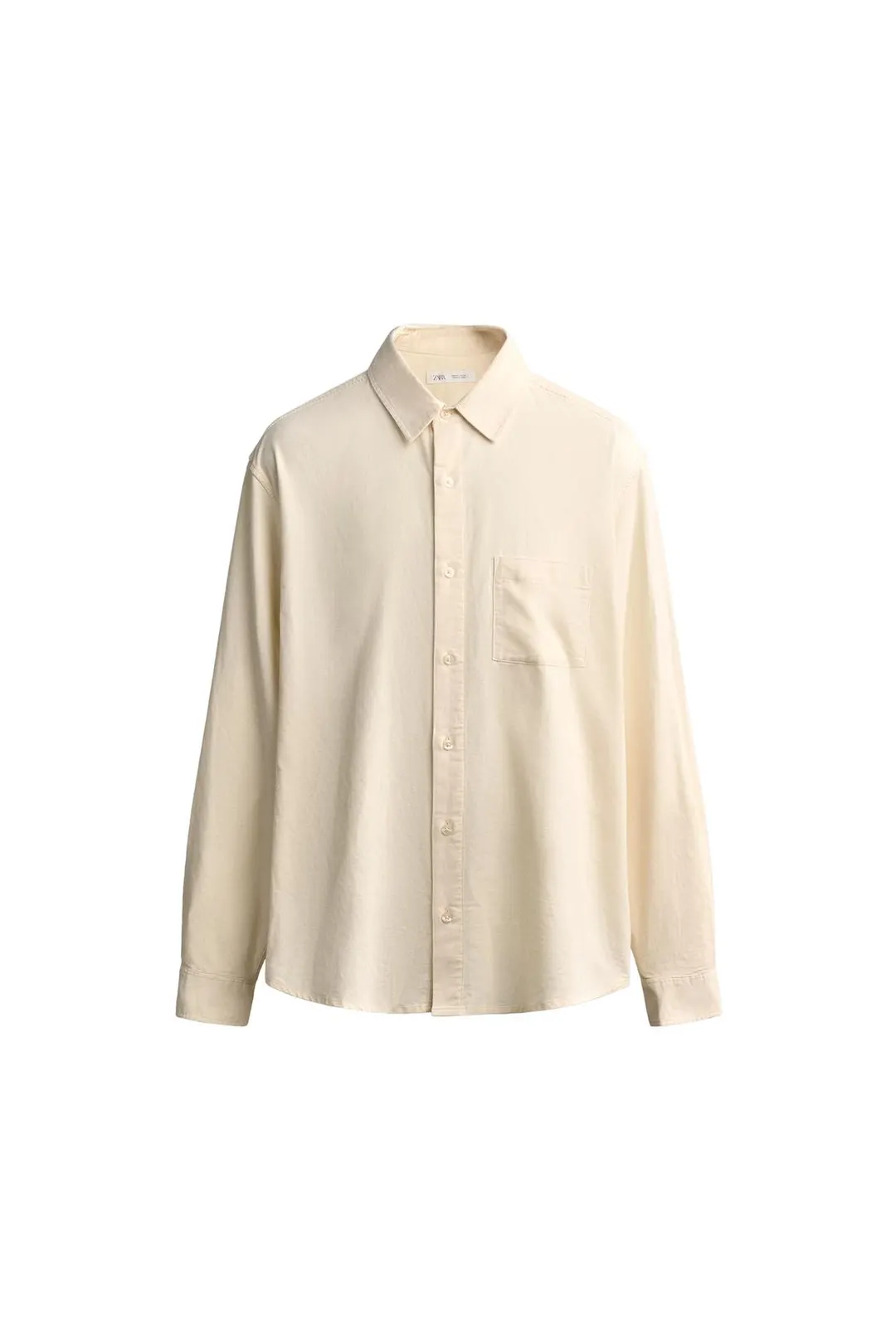 Рубашка классического кроя из легкого вельвета, Zara