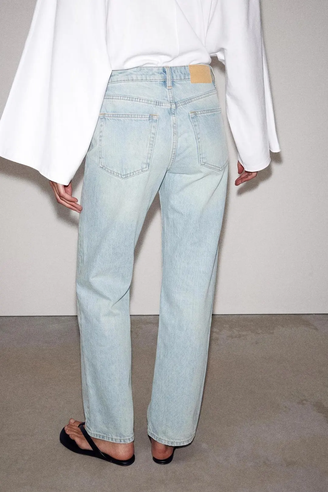 Джинсы Z1975 стандартного кроя с низкой посадкой, Zara