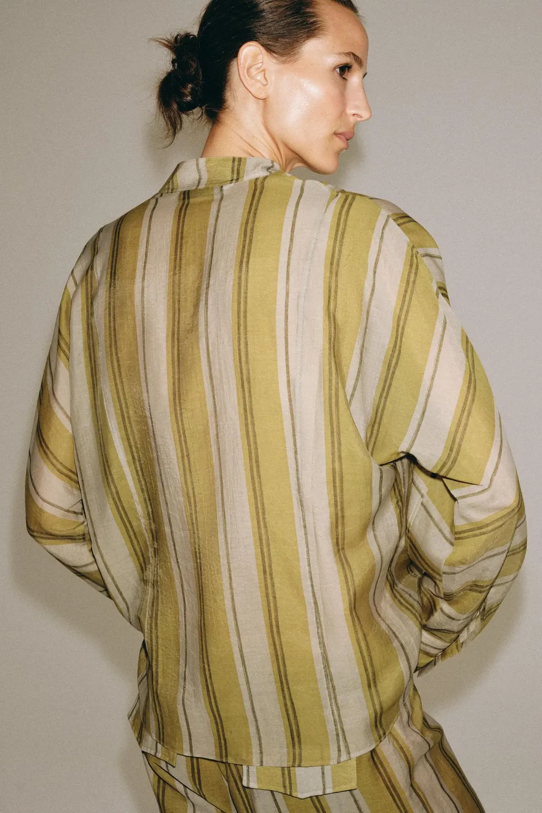 Рубашка в полоску ZW Collection, Zara