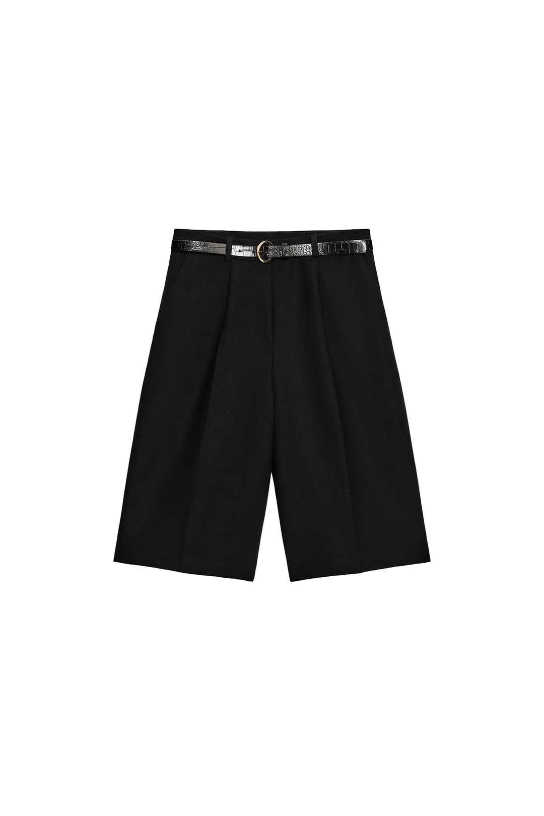 Удлиненные бермуды с ремнем, Zara