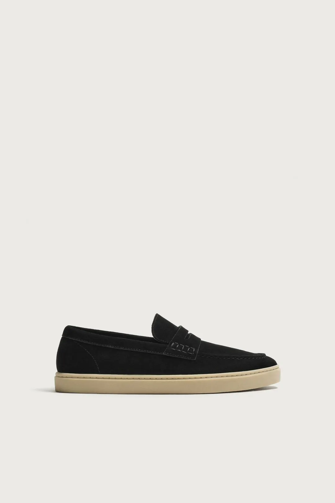 Повседневные кожаные лоферы, Zara