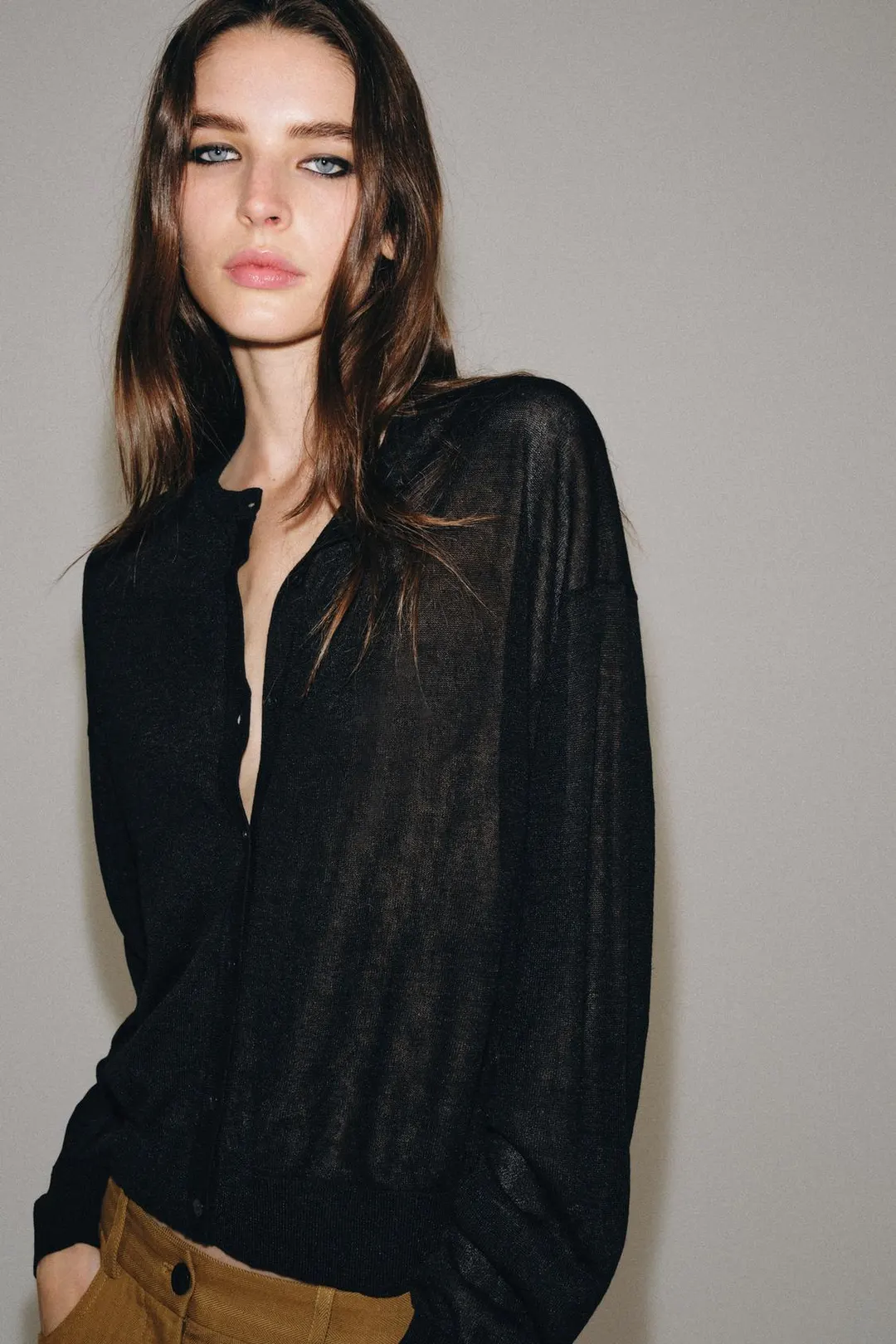 Кардиган тонкой вязки, Zara