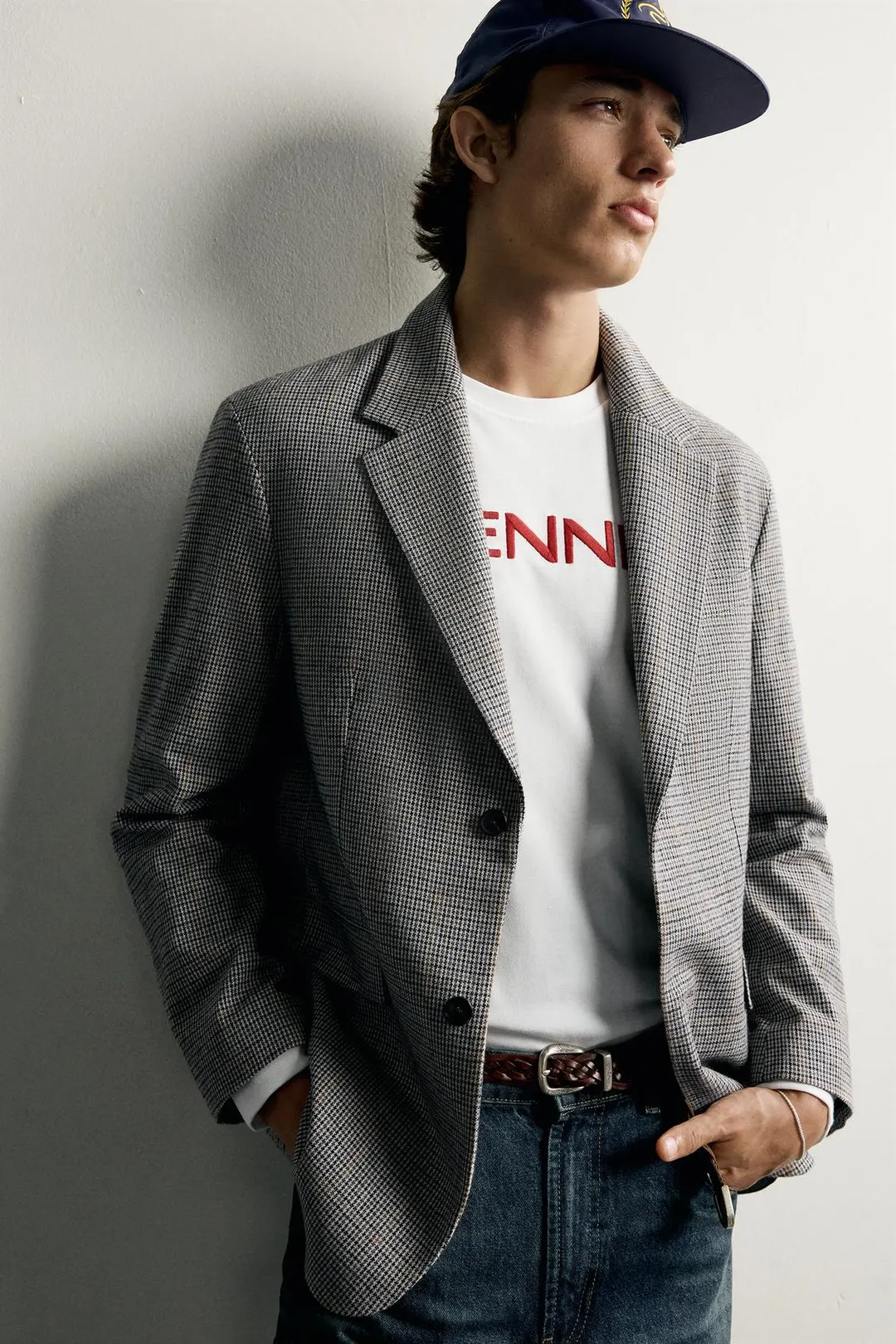 Блейзер стандартного кроя в клетку Ayrton Senna © Senna Brands, Zara