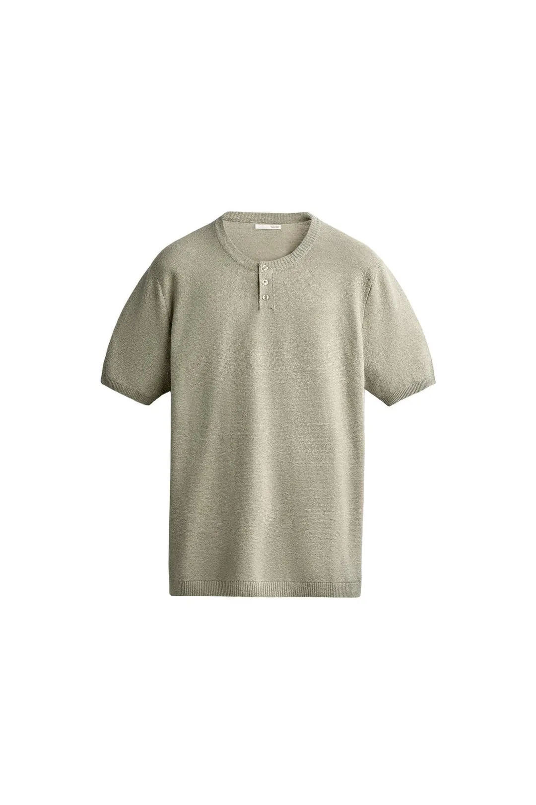 Трикотажная футболка хенли, Zara