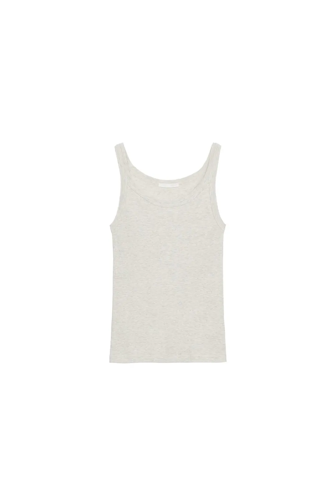 Майка в рубчик из хлопка, Zara