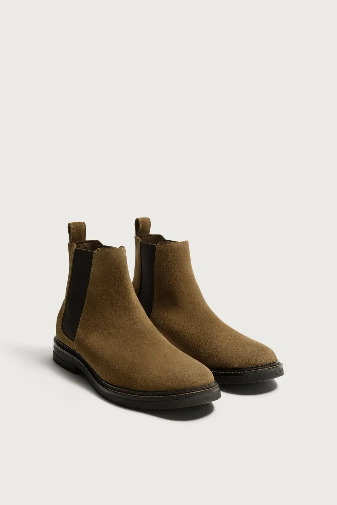 Ботинки челси кожаные, Zara