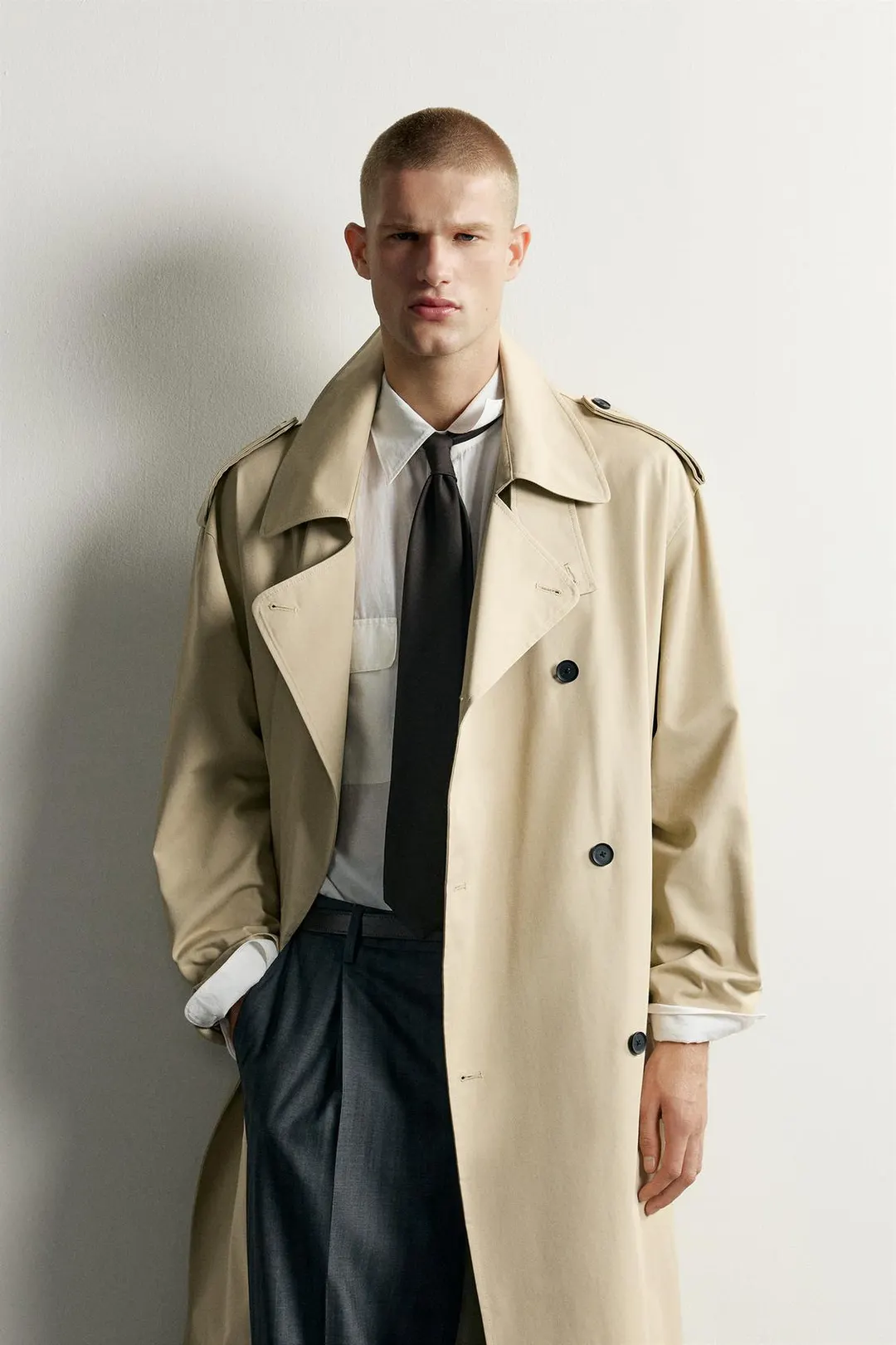 Тренч свободного кроя, Zara