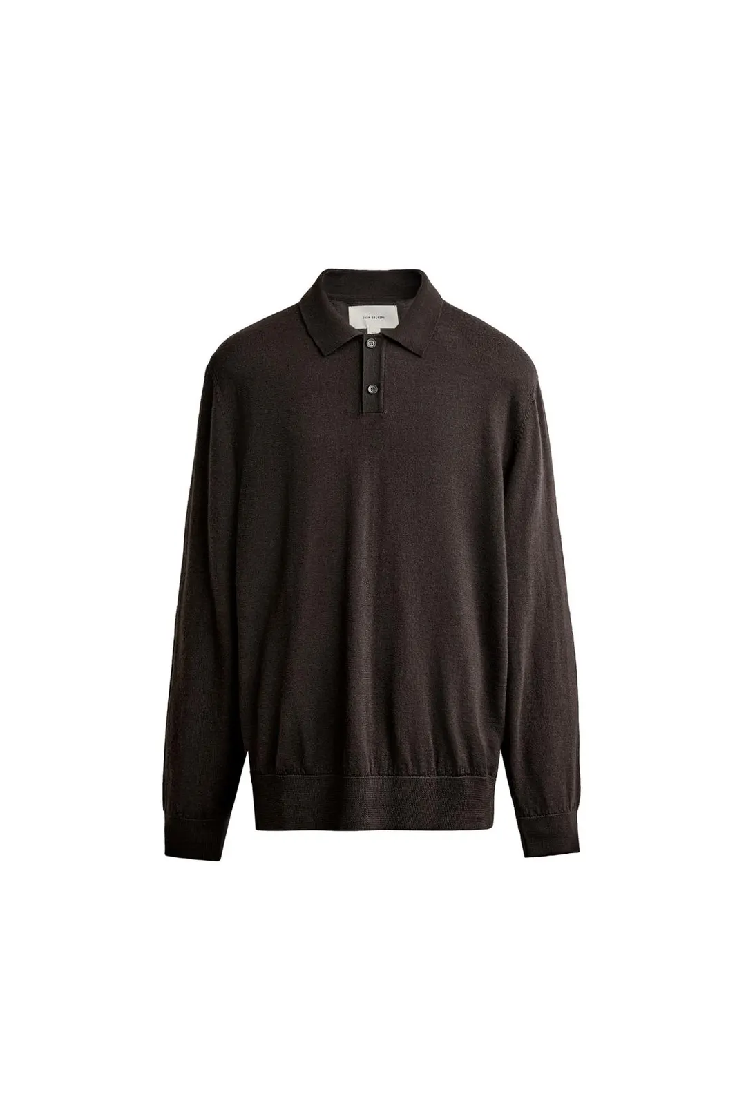 Трикотажное поло из 100% шерсти, Zara
