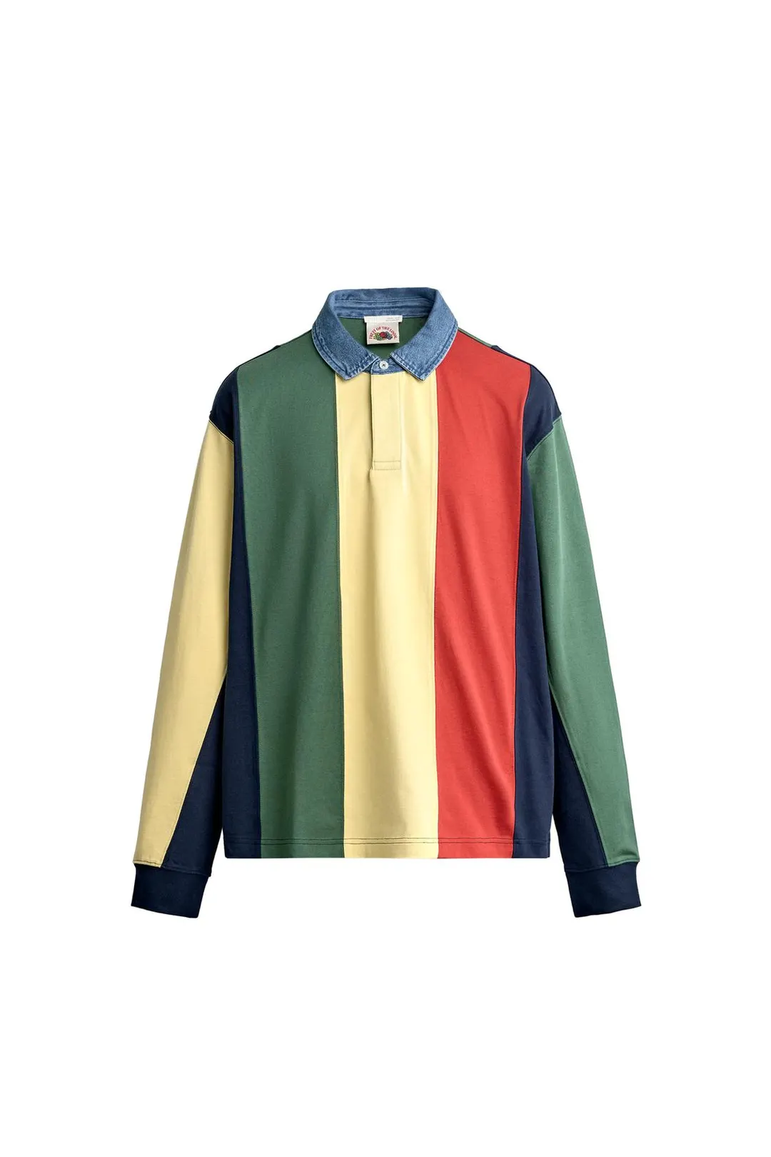 Поло в полоску с контрастным воротником FRUIT OF THE LOOM™, Zara
