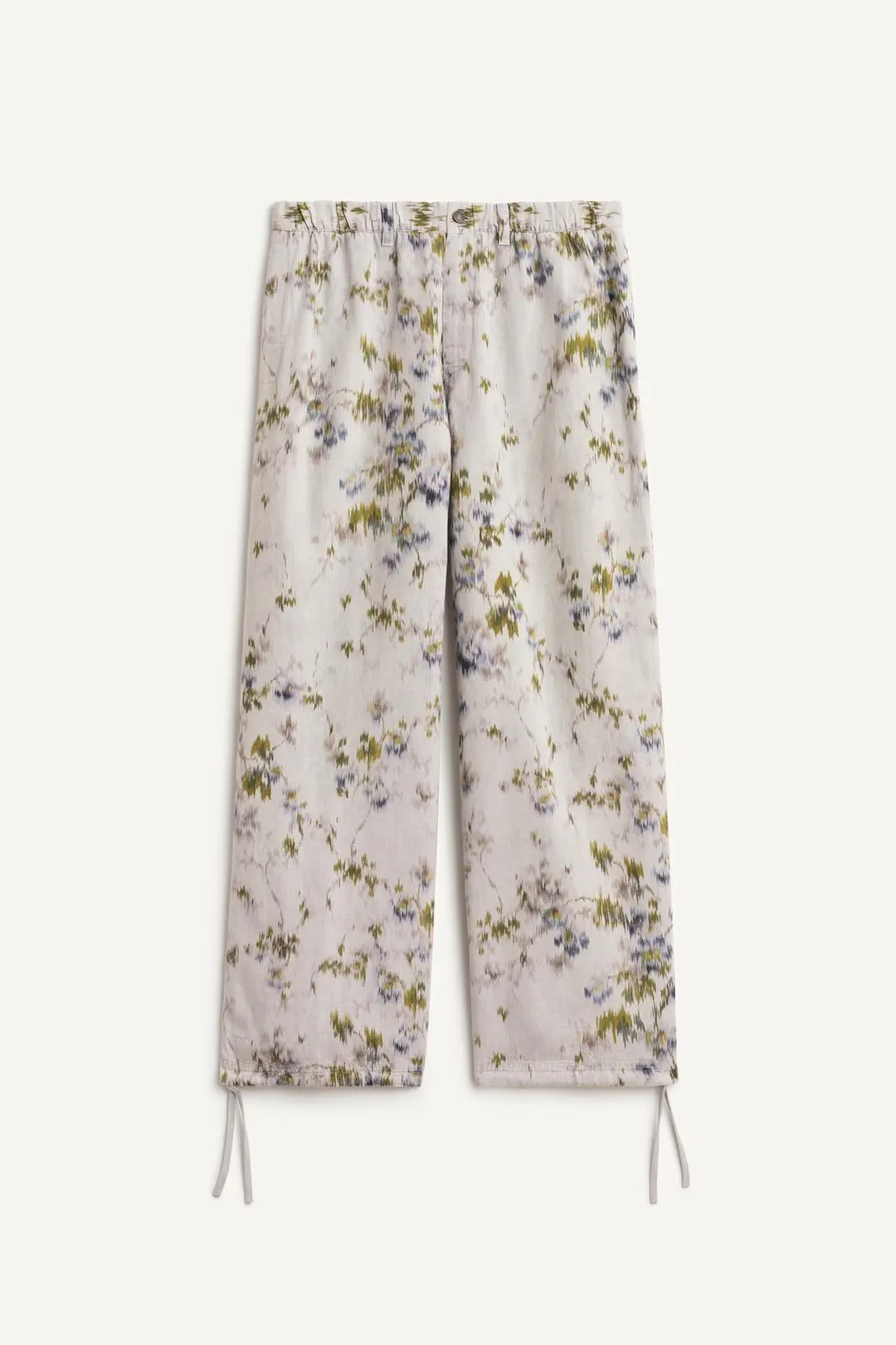 Брюки карго с цветочным принтом, Zara