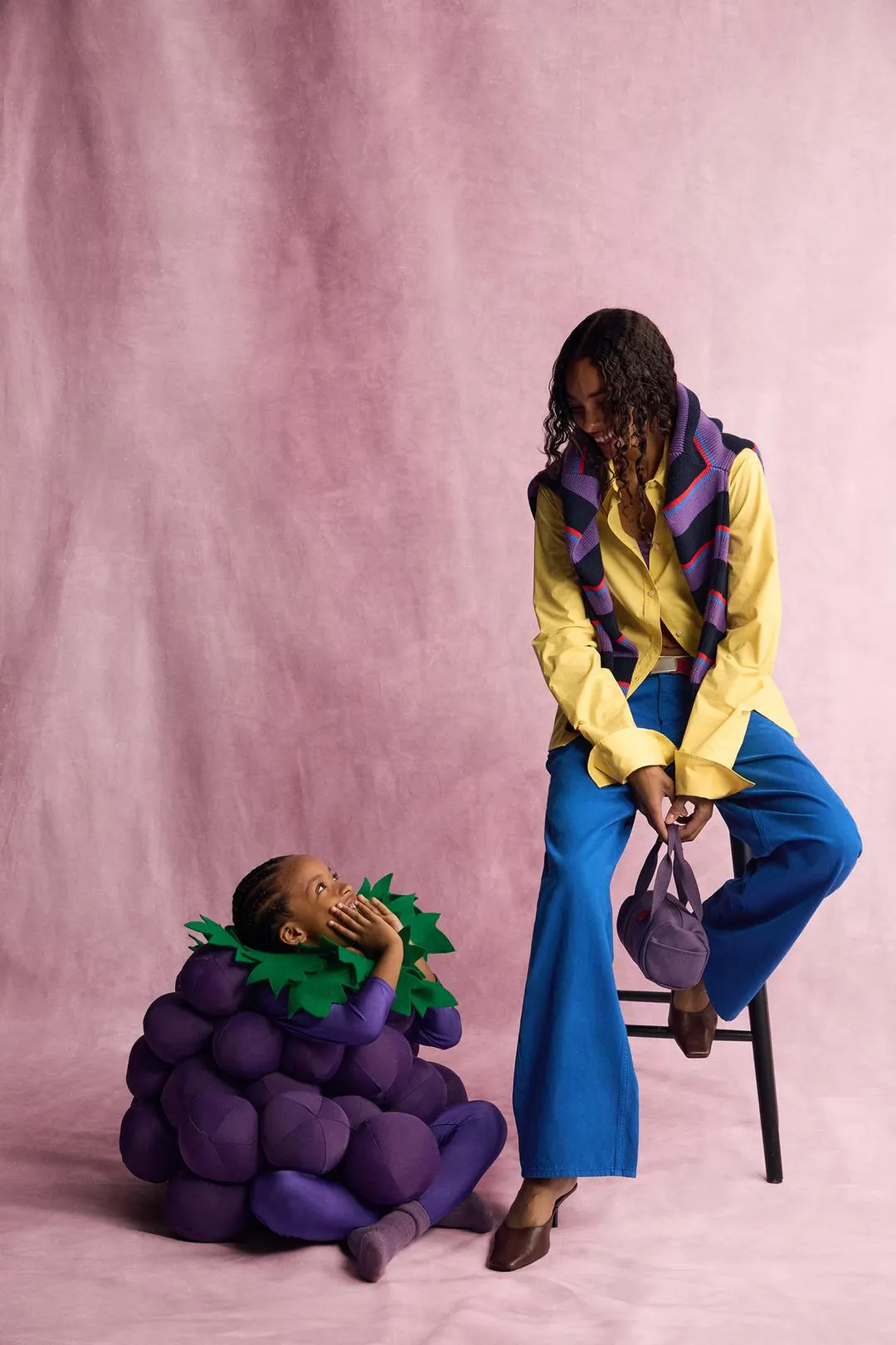Туфли FRUIT OF THE LOOM™ из кожи на каблуке, Zara