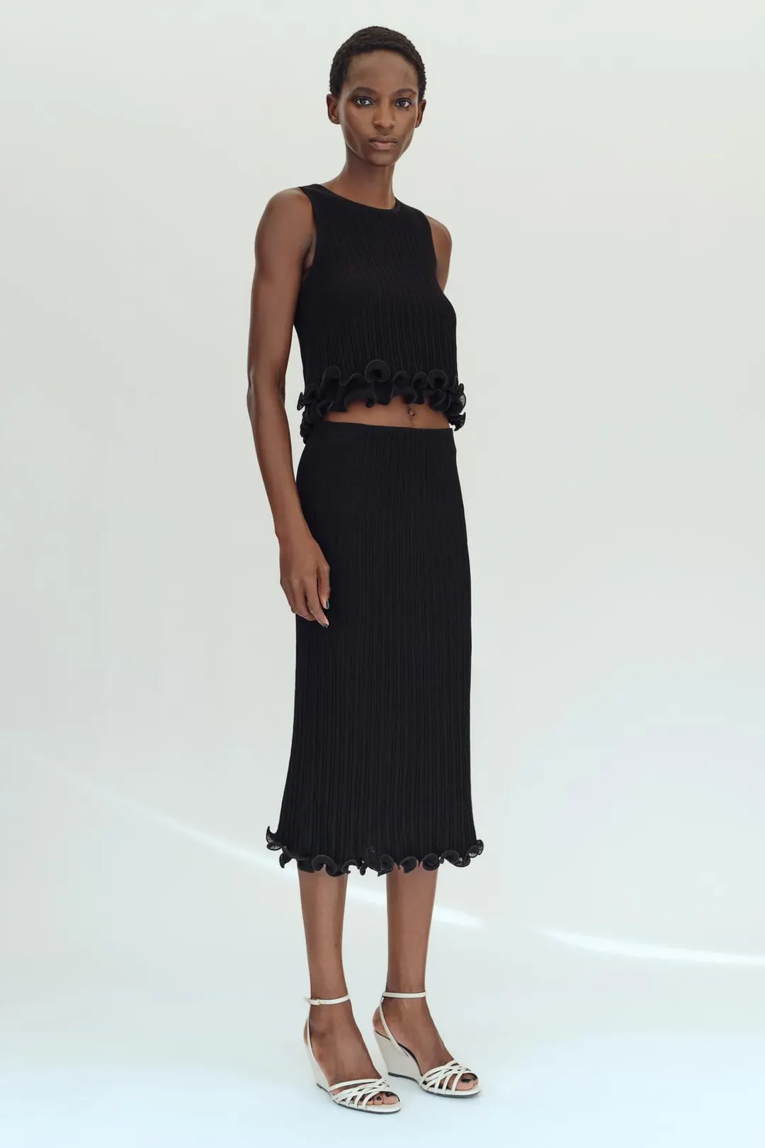Топ двухслойный вязаный, Zara