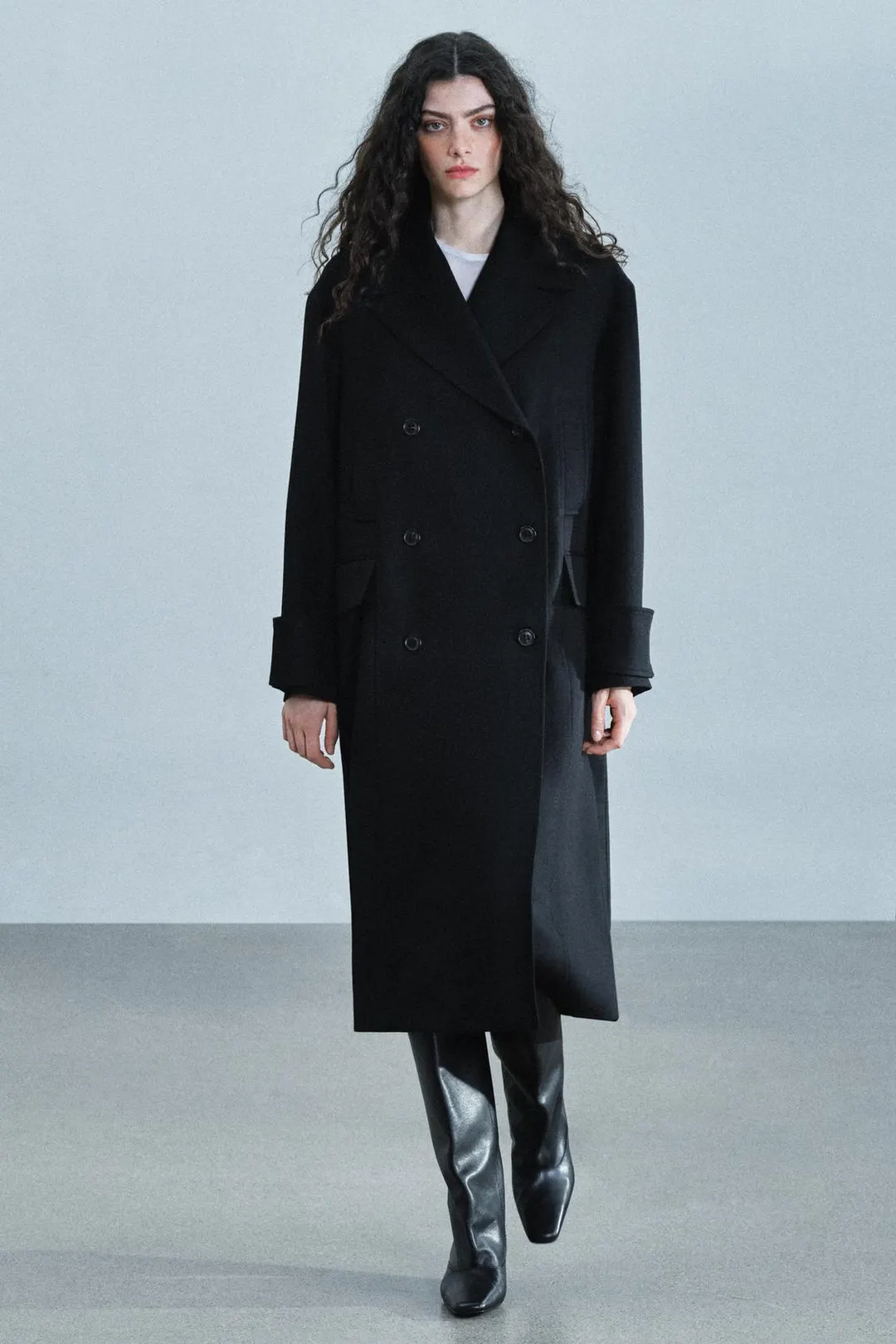 Пальто из 100% шерсти ZW Collection, Zara