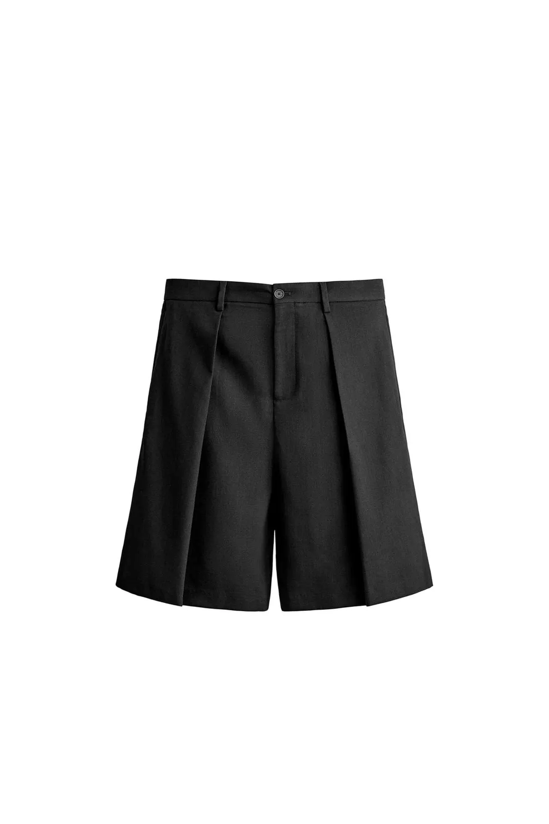 Шорты-бермуды широкие со складками, Zara