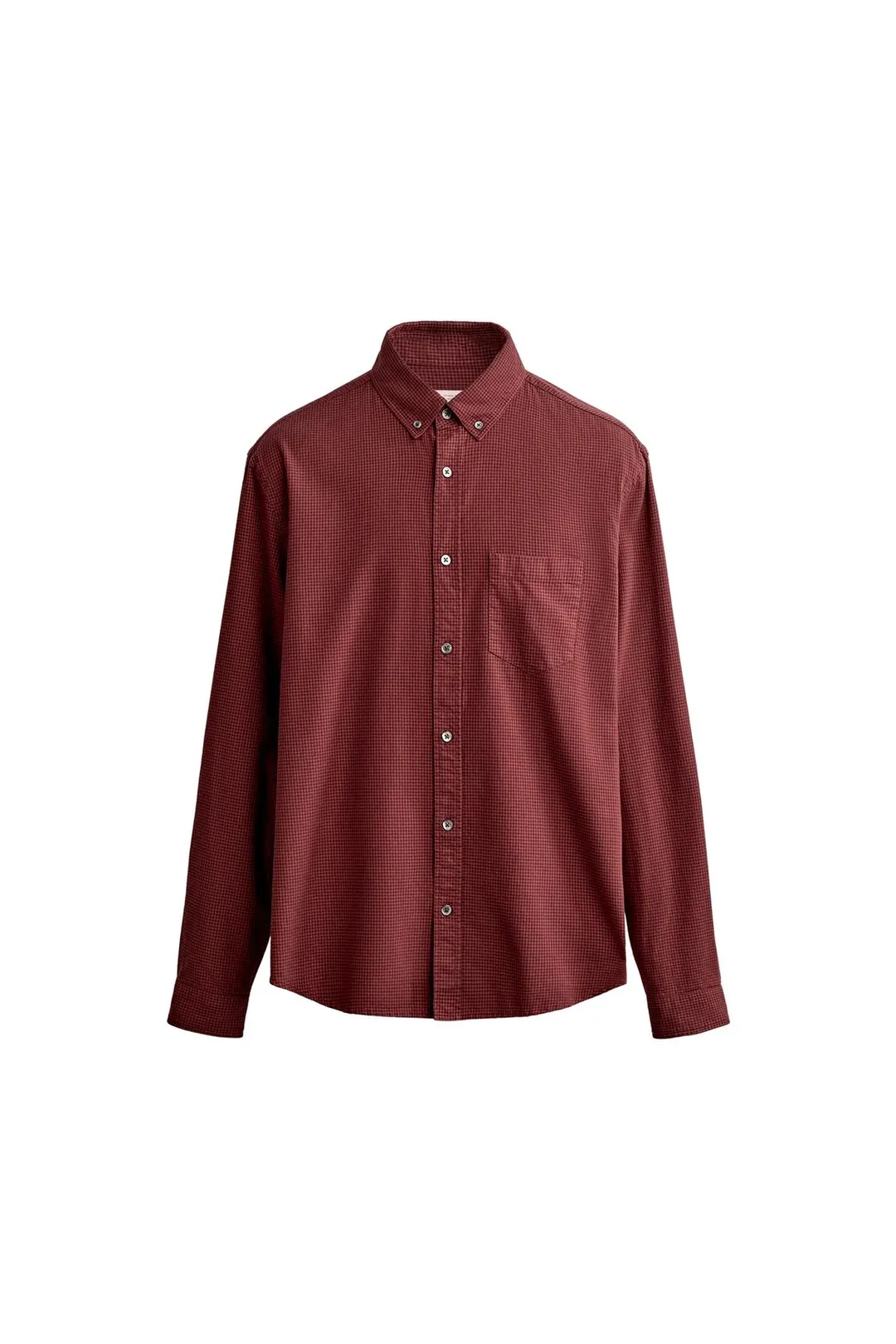 Рубашка прямого кроя в клетку, Zara