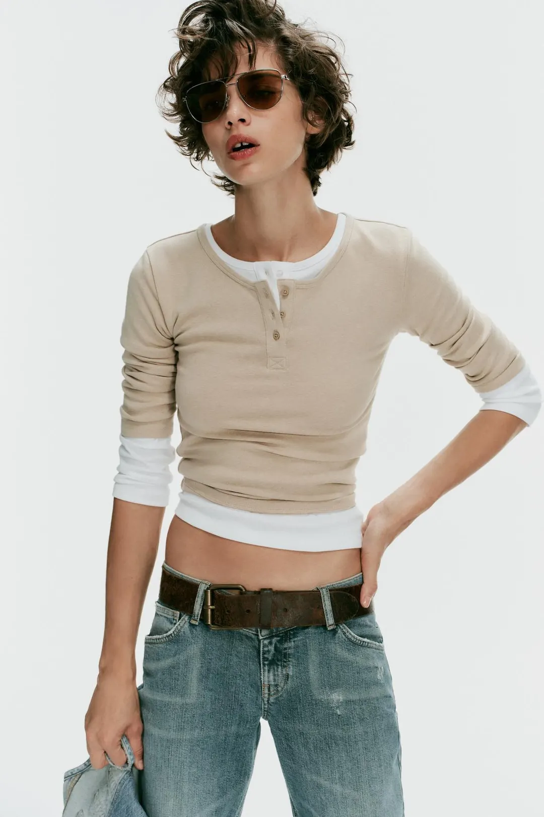 Футболка хенли, Zara