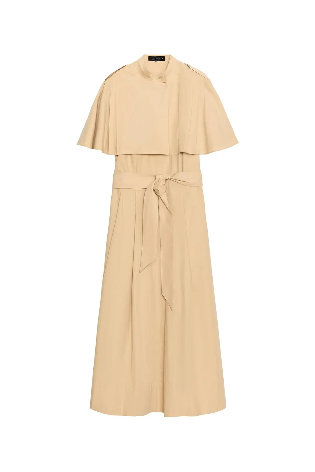 Платье-рубашка с кейпом ZW Collection, Zara
