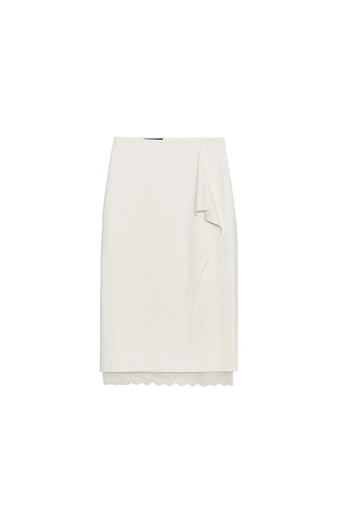Юбка миди кружевная с запахом, Zara
