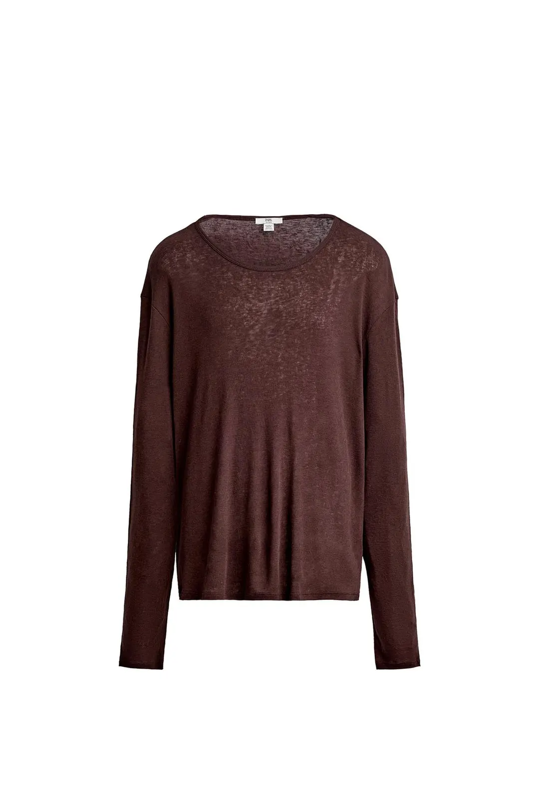 Футболка свободного кроя из лиоцелла и шерсти, Zara