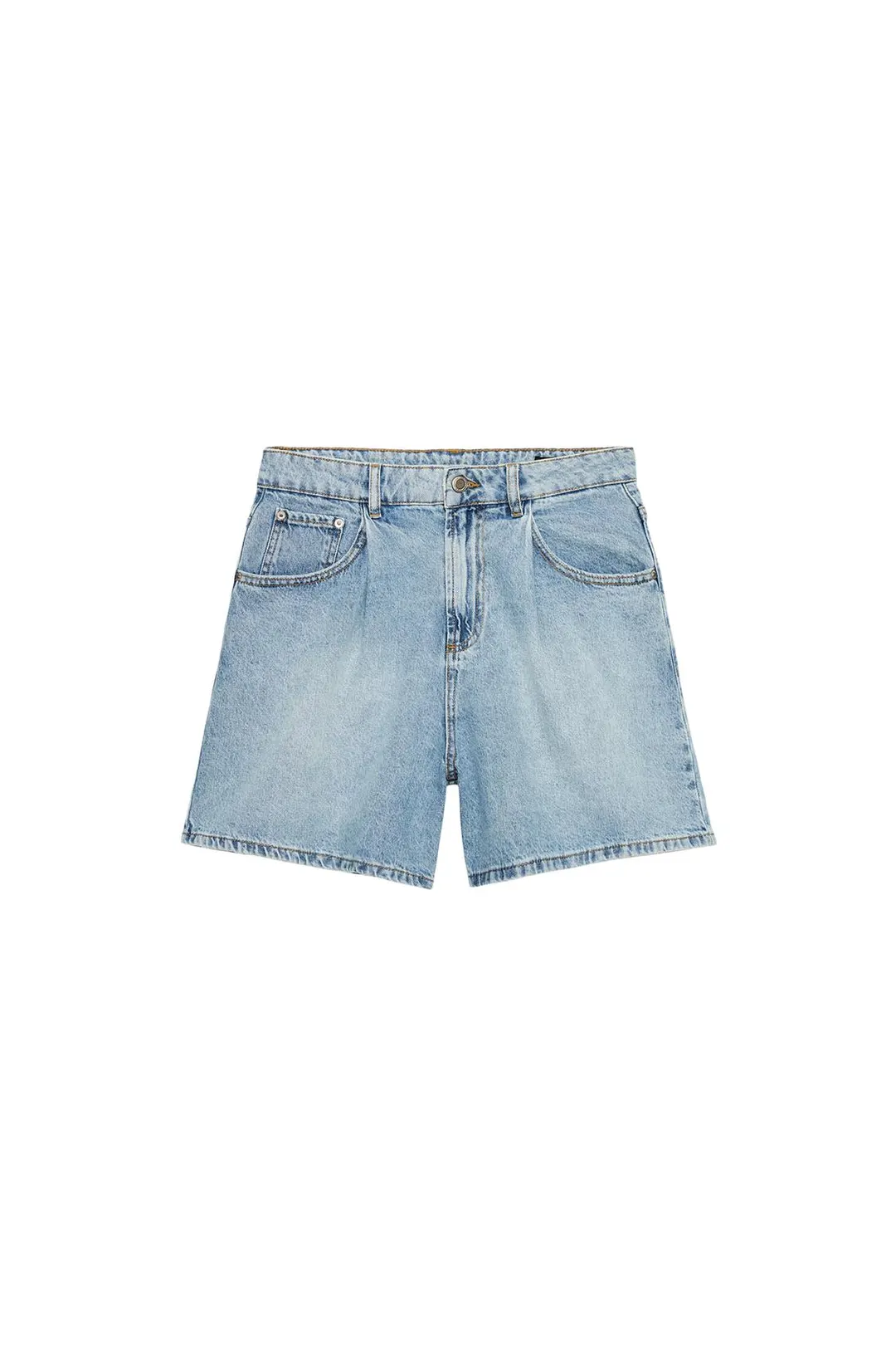 Джинсовые шорты ZW Collection с высокой посадкой, Zara