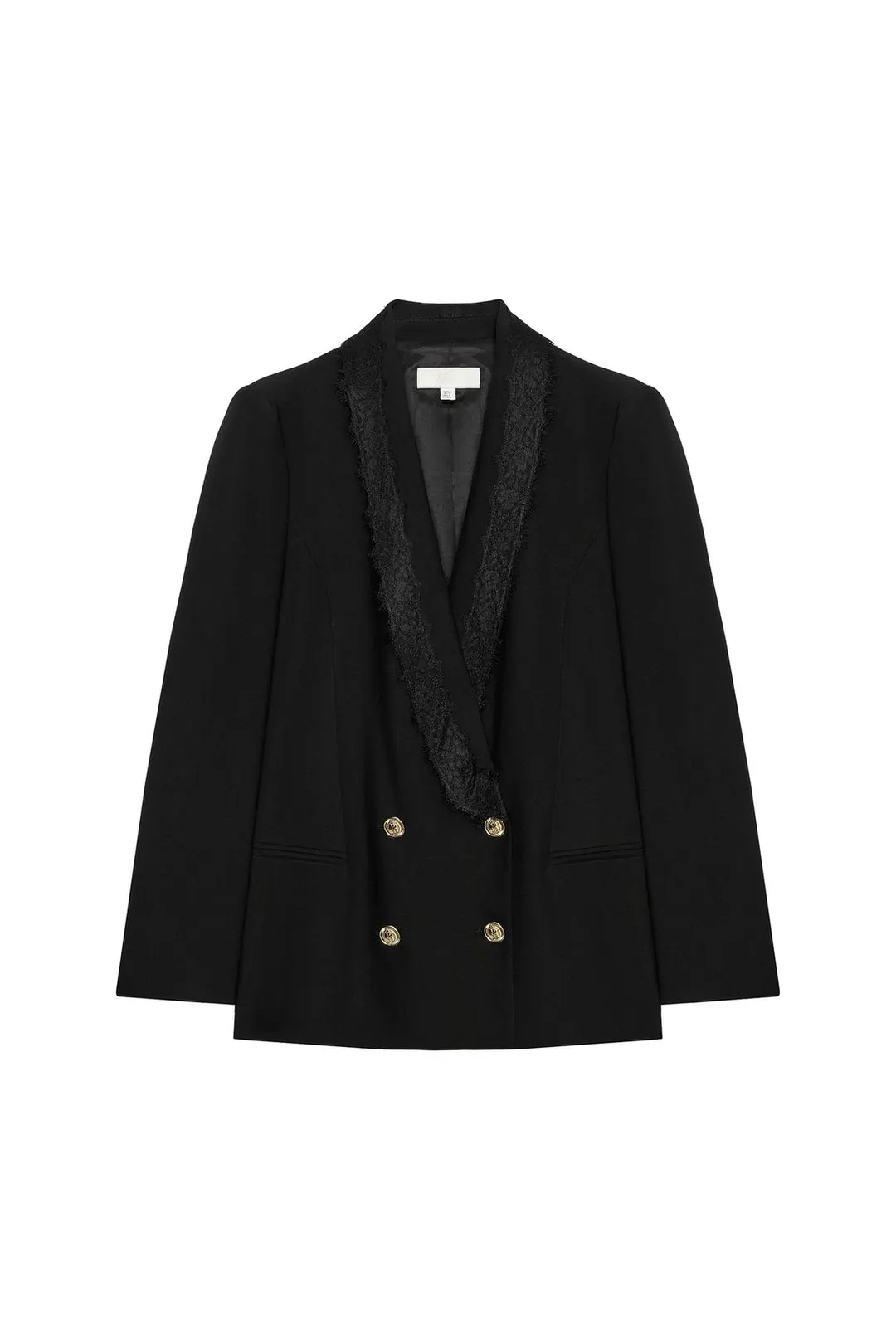 Двубортный кружевной жакет, Zara