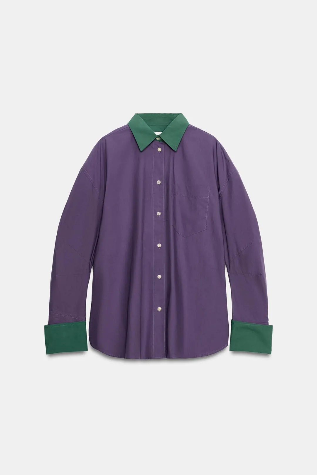Рубашка контрастная FRUIT OF THE LOOM™, Zara