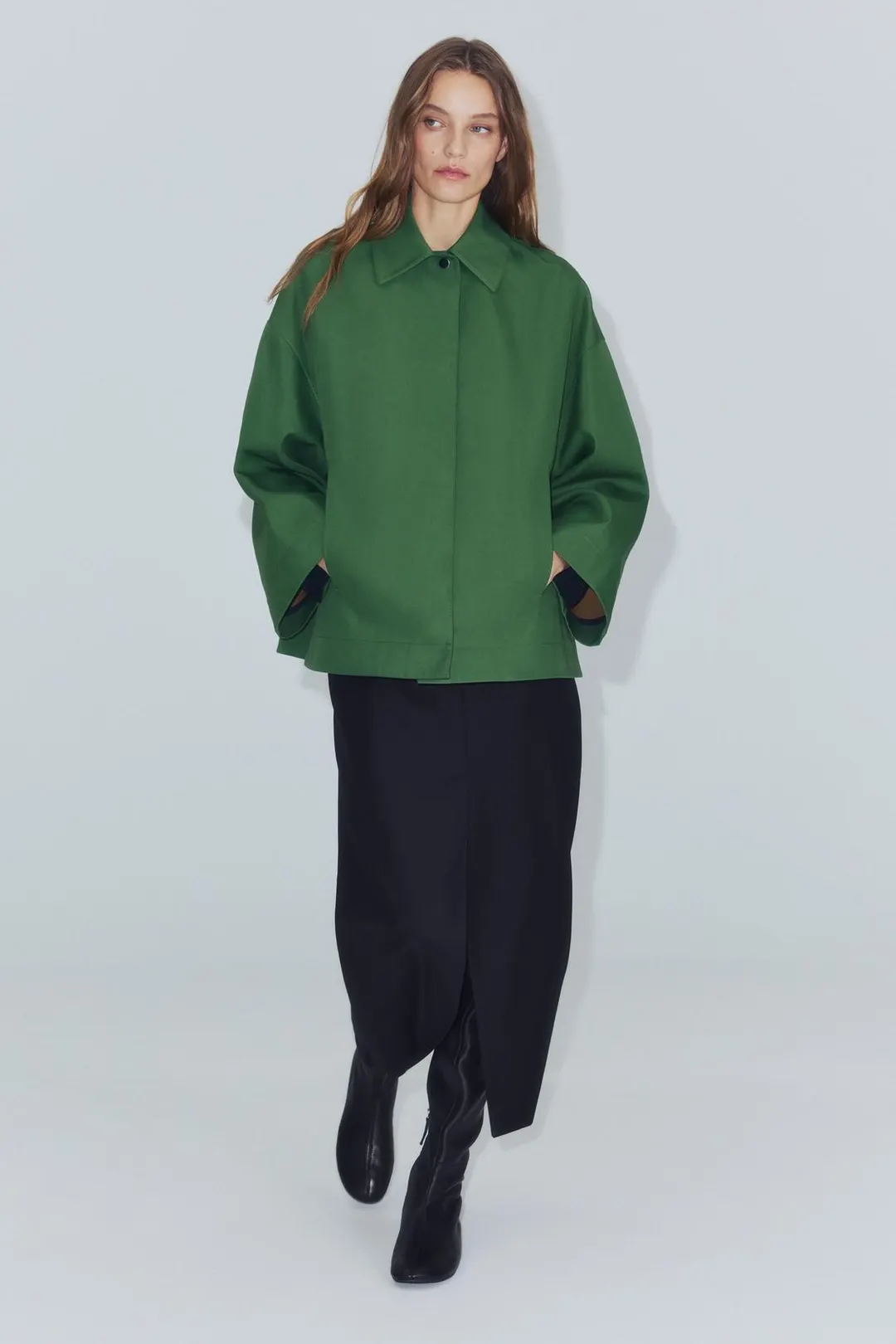 Укороченная куртка ZW Collection, Zara