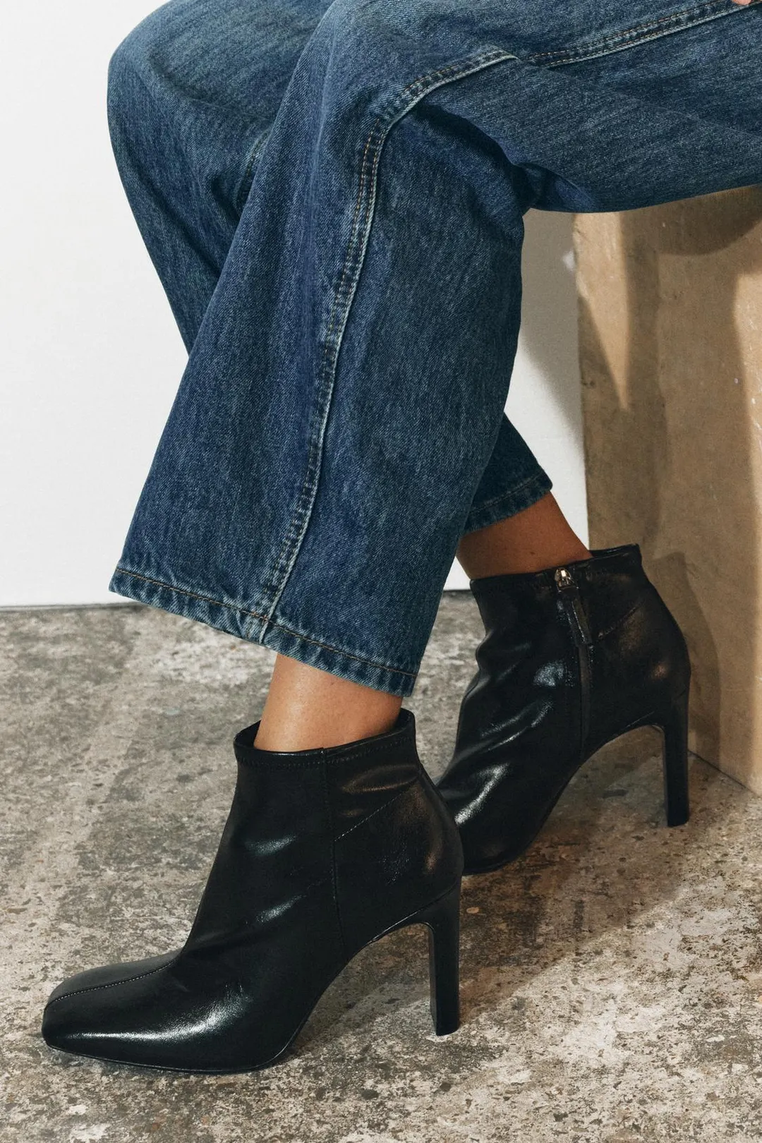 Ботильоны на каблуке, Zara