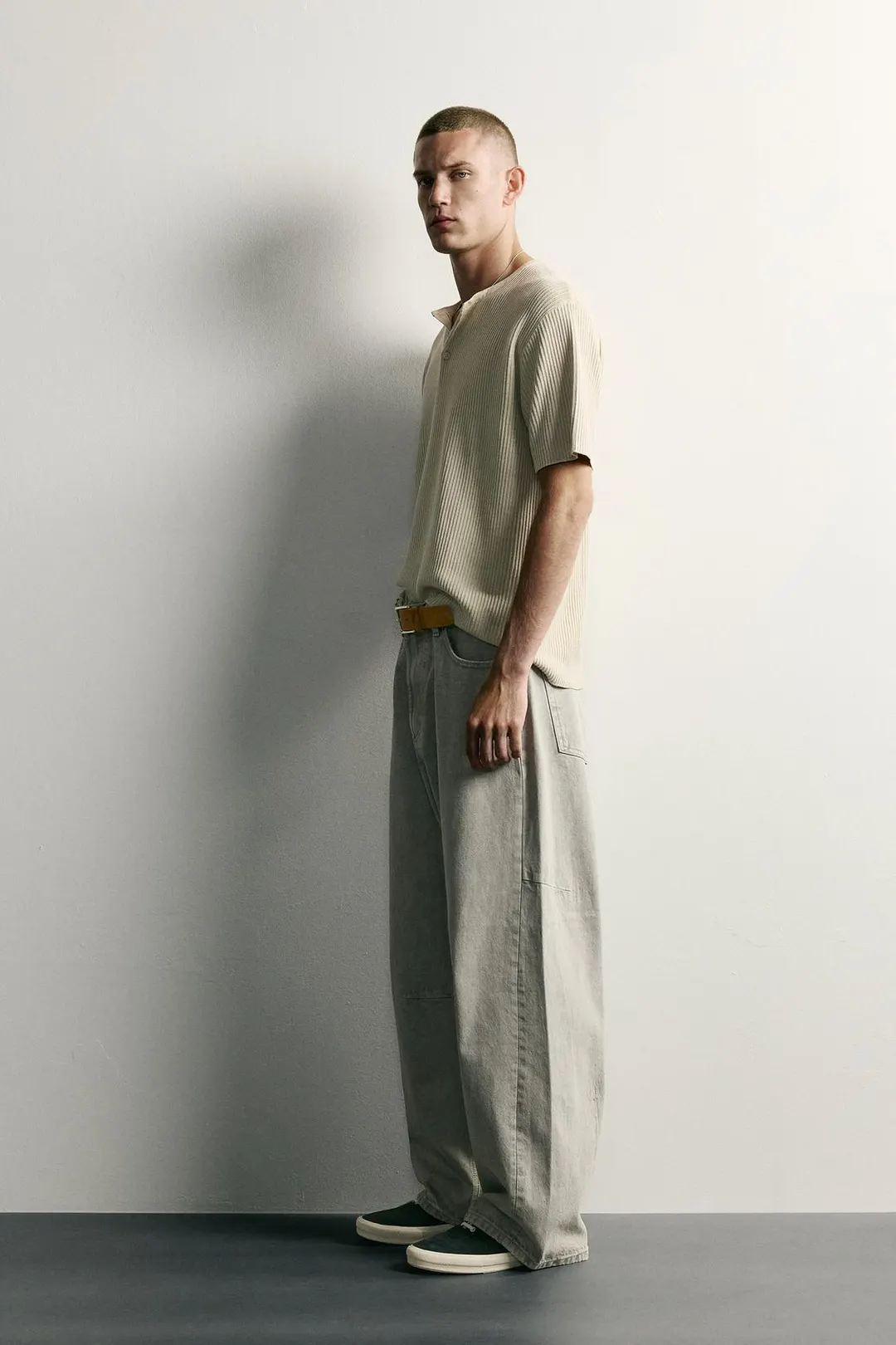 Брюки бочкообразного кроя на кулиске, Zara