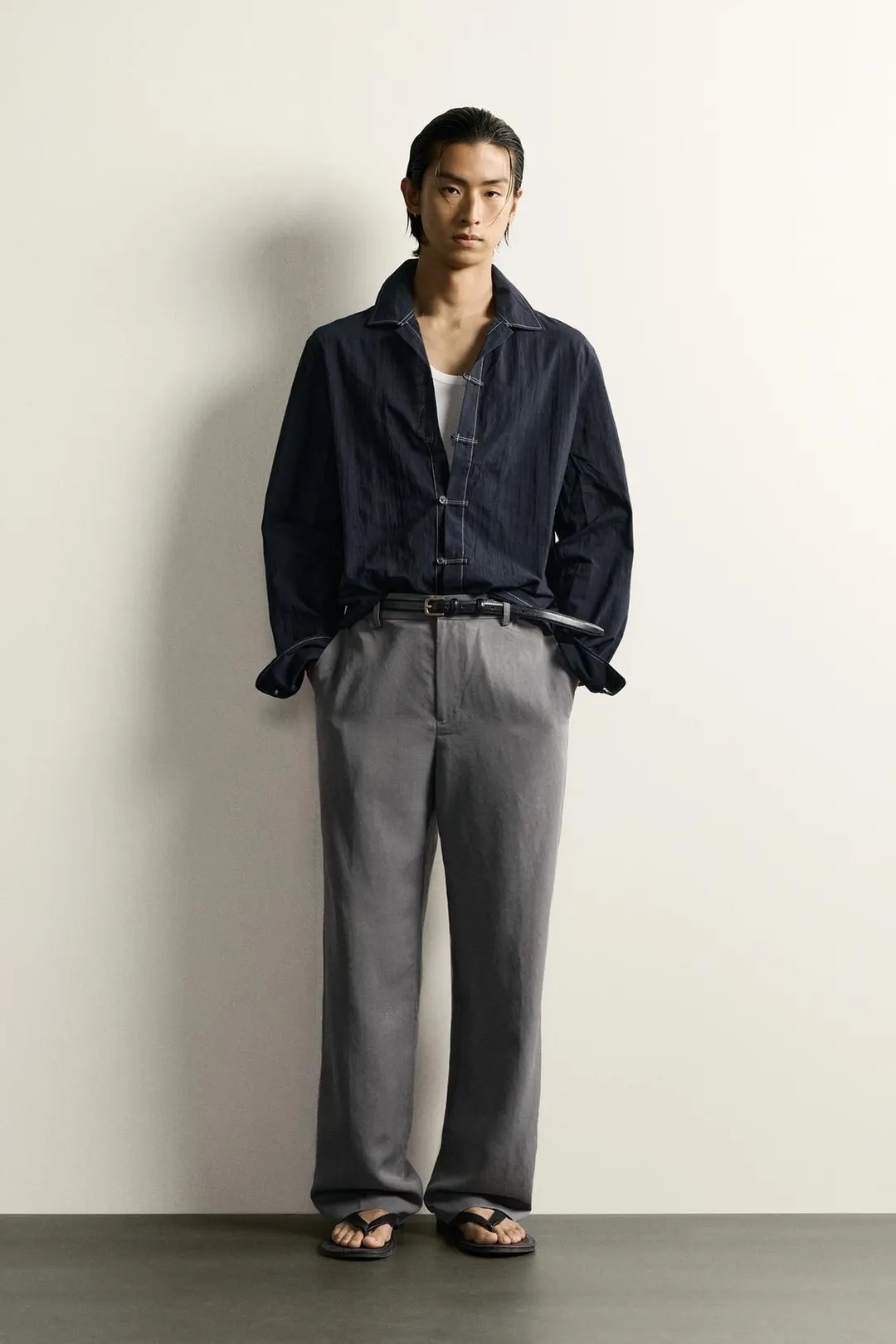 Струящиеся брюки прямого кроя, Zara
