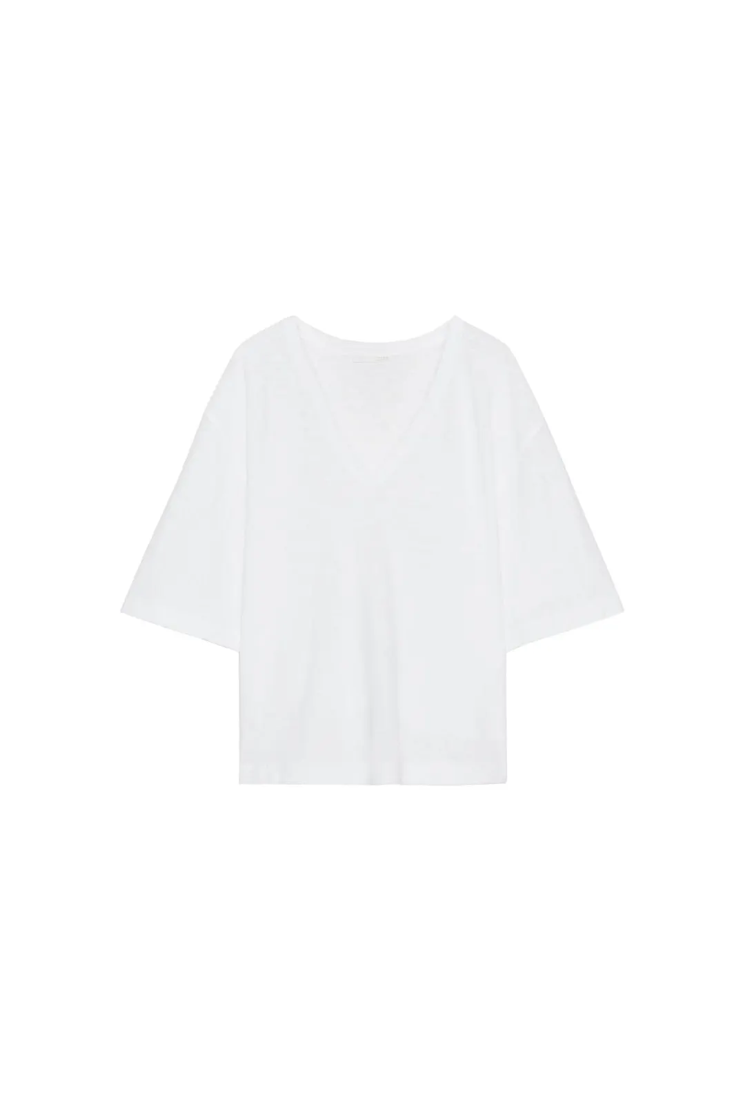Футболка с V-образным вырезом, Zara