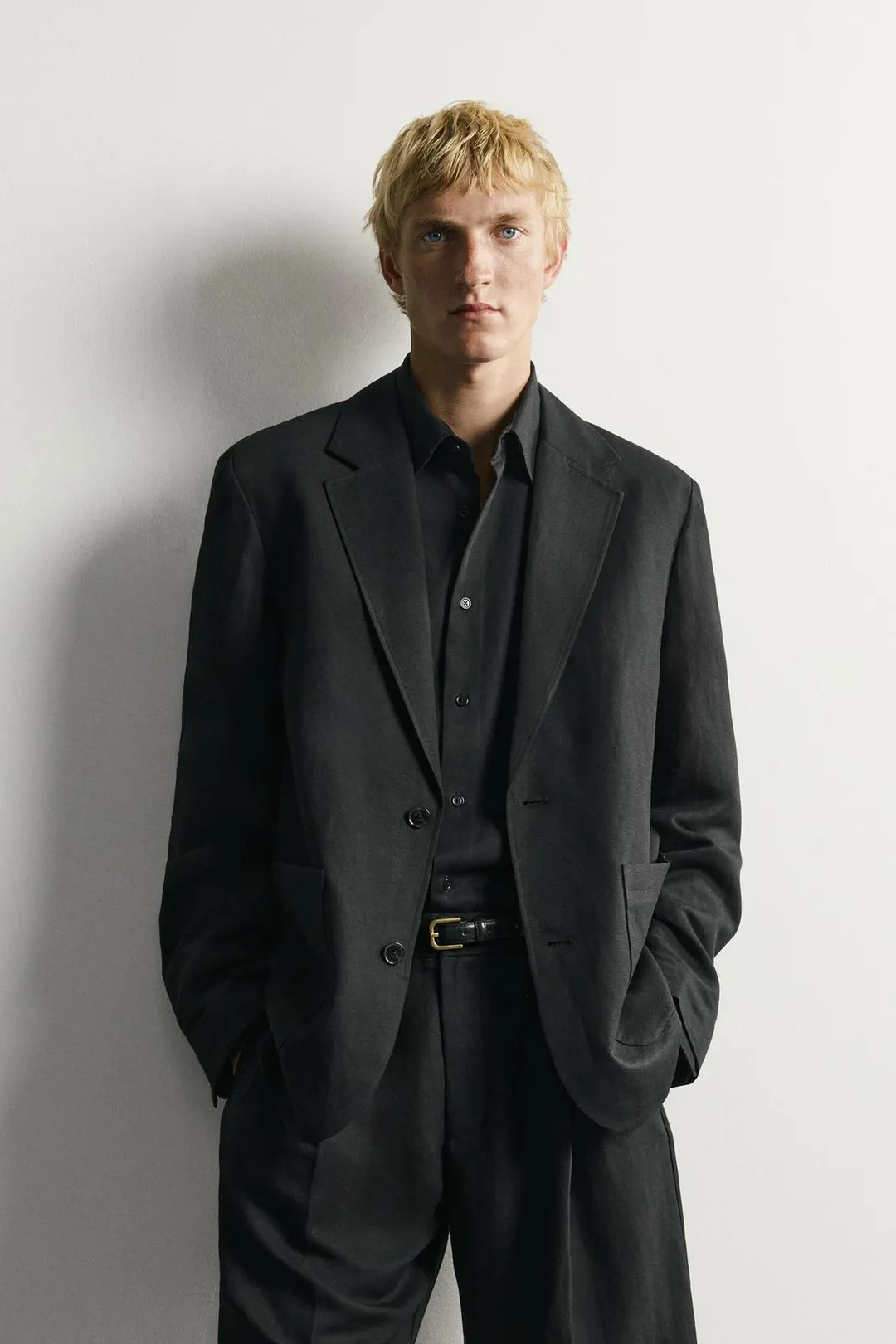 Фактурный костюмный пиджак, Zara