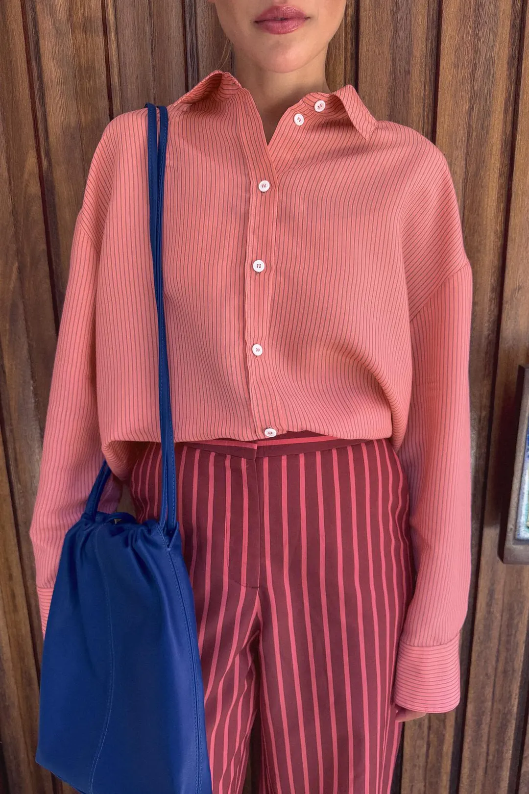 Струящаяся рубашка в полоску, Zara