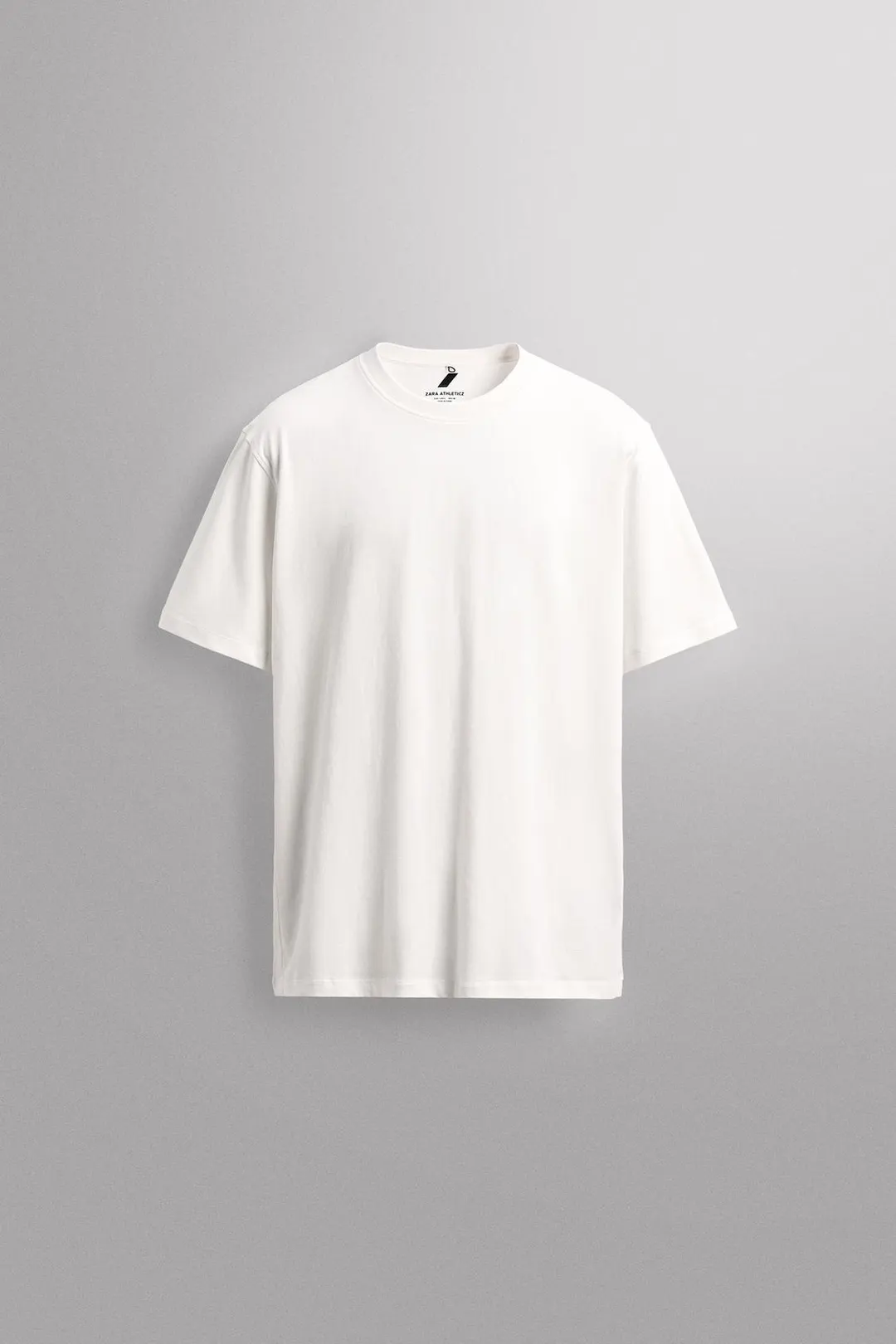 Базовая хлопковая футболка для тренировок, Zara