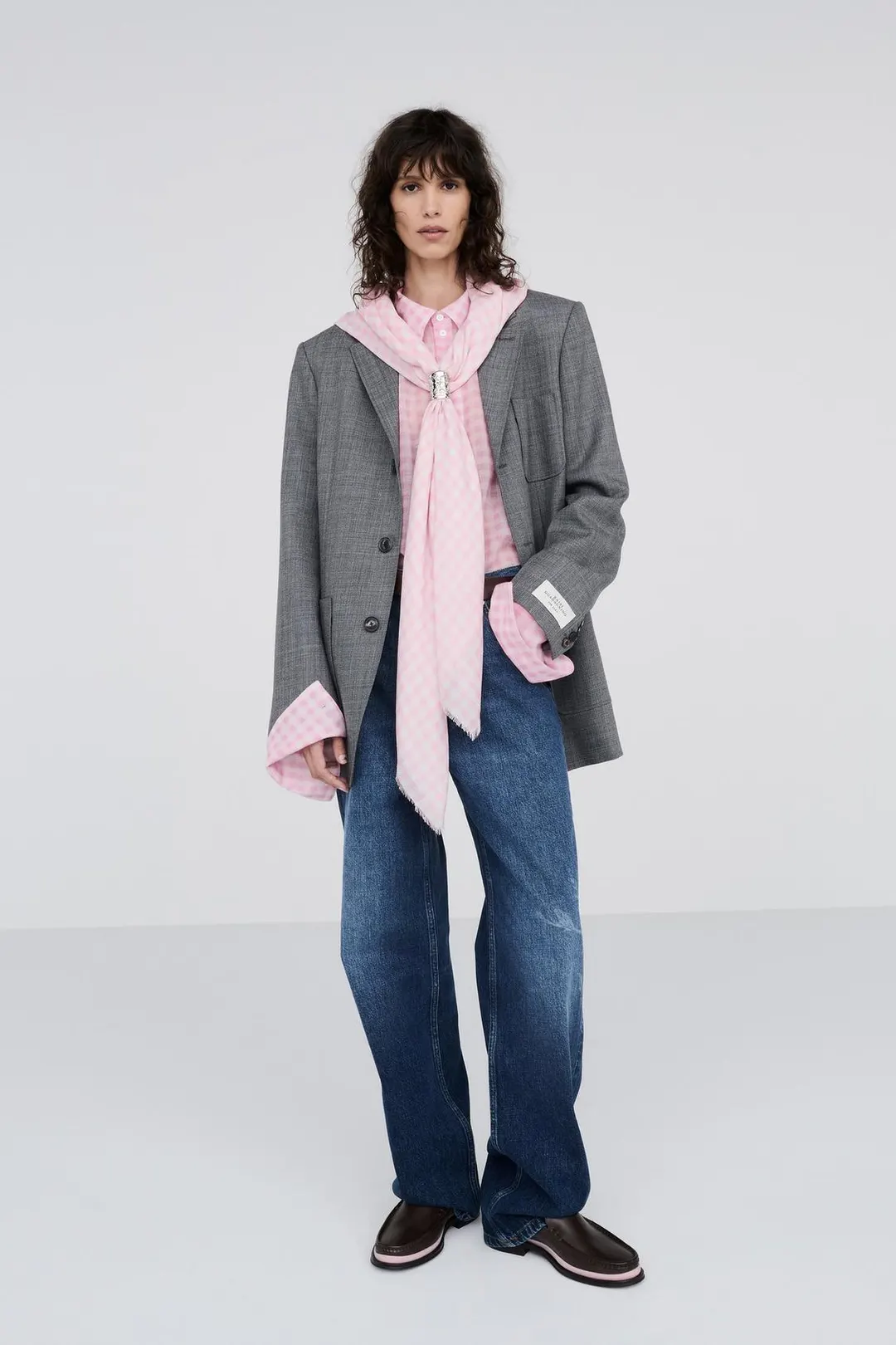 Костюмный блейзер из 100% шерсти, Zara