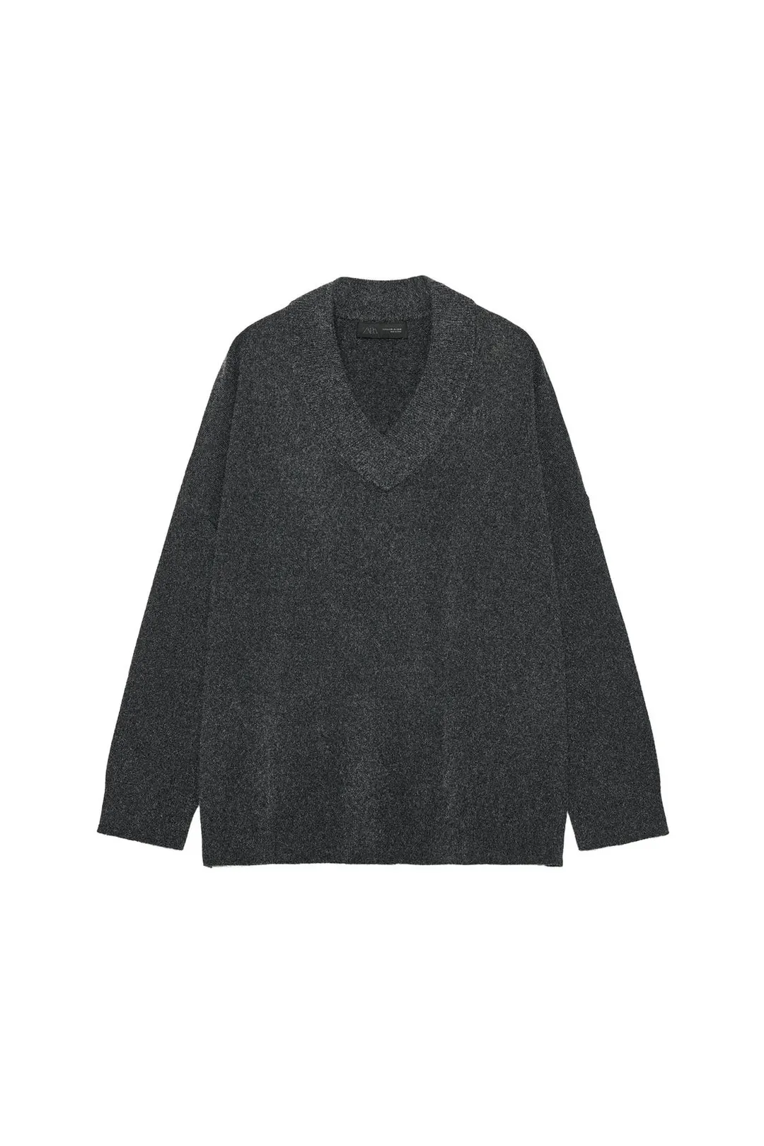 Трикотажный свитер оверсайз, Zara