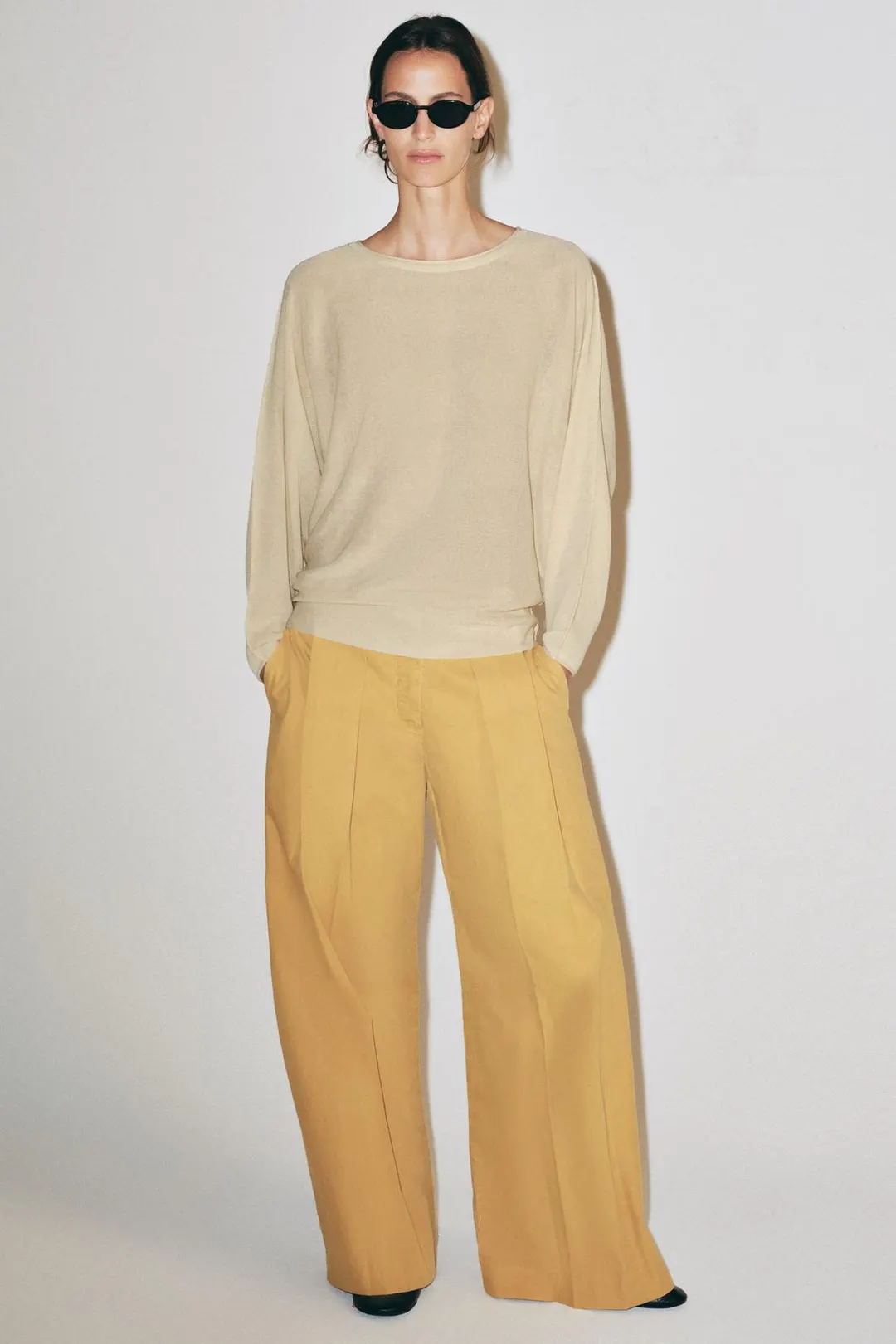 Вязаный джемпер широкого кроя, Zara
