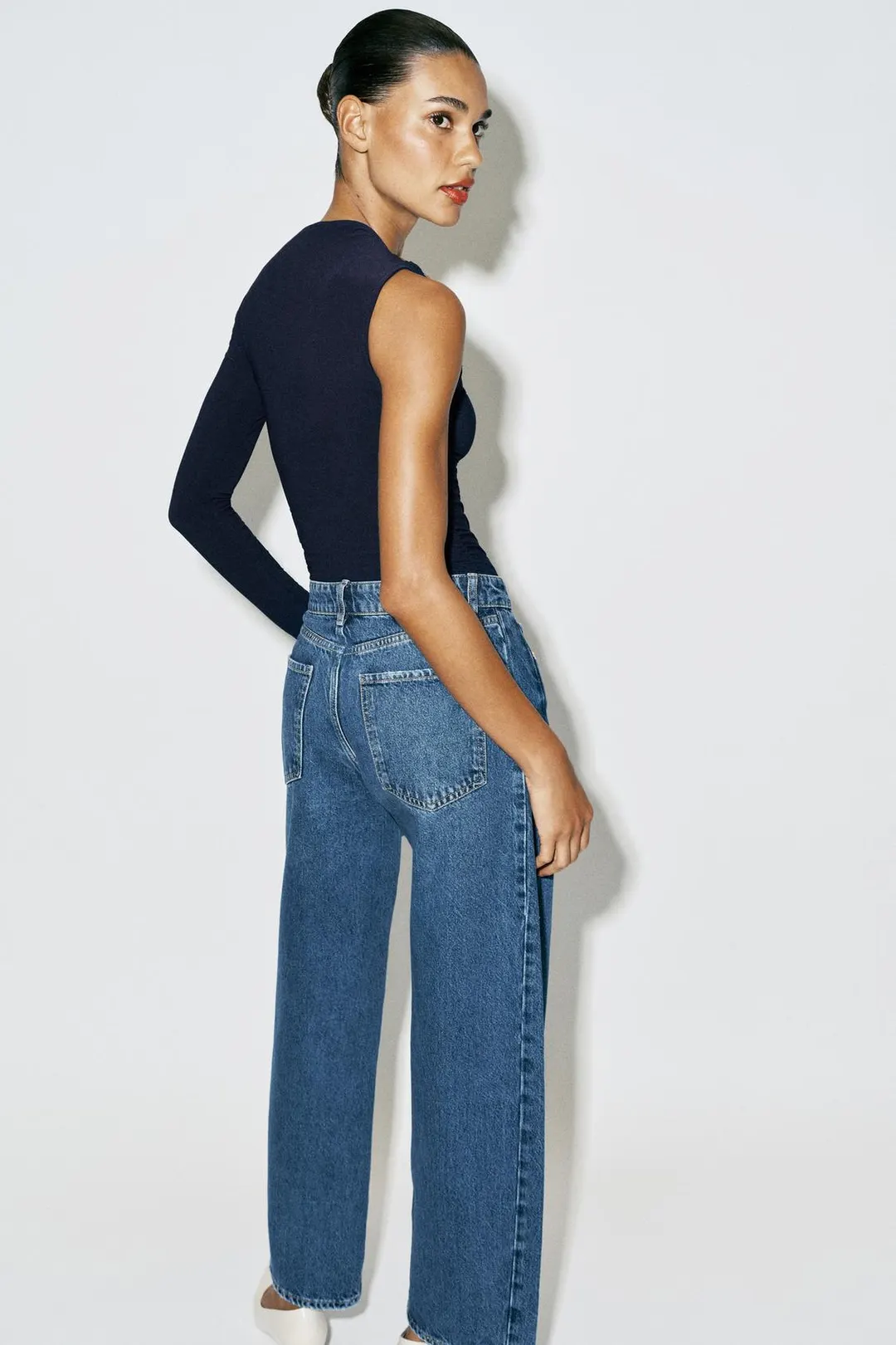 Боди с драпировкой и пряжкой, Zara