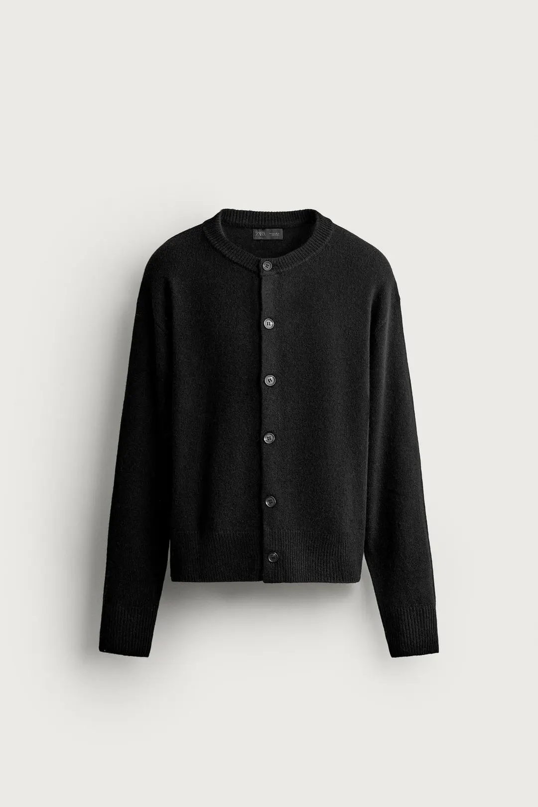 Кардиган свободного кроя из смесовой шерсти, Zara