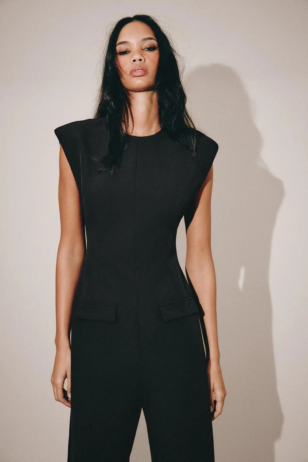 Длинный комбинезон с клапанами, Zara