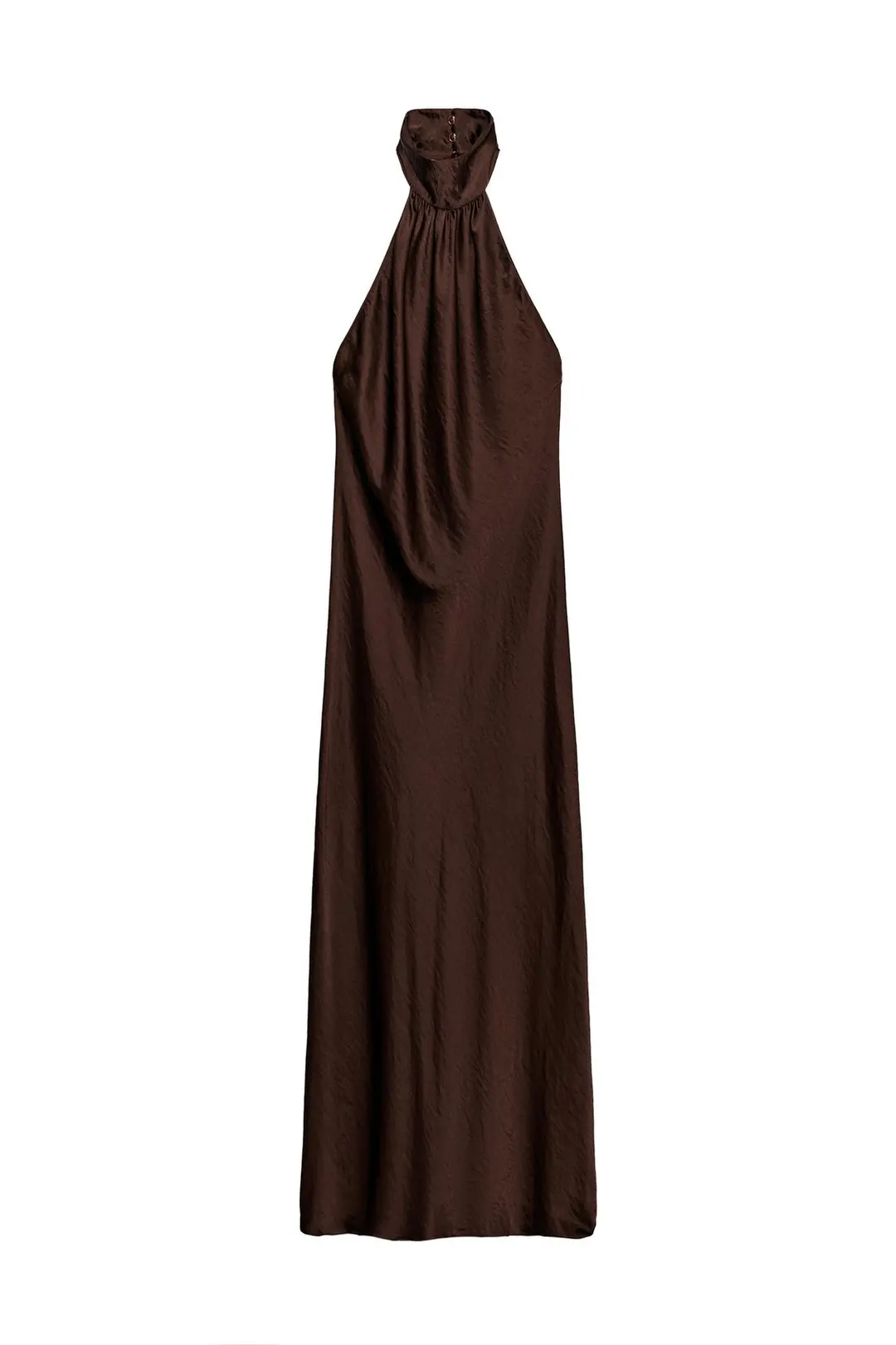 Длинное платье халтер ZW Collection, Zara
