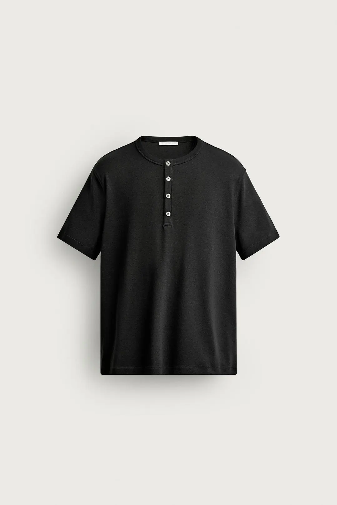 Футболка хенли стандартного кроя, Zara
