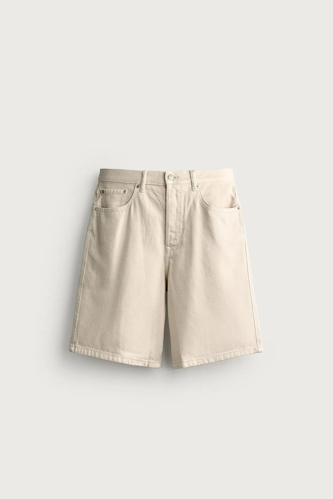 Джинсовые бермуды прямого кроя, Zara