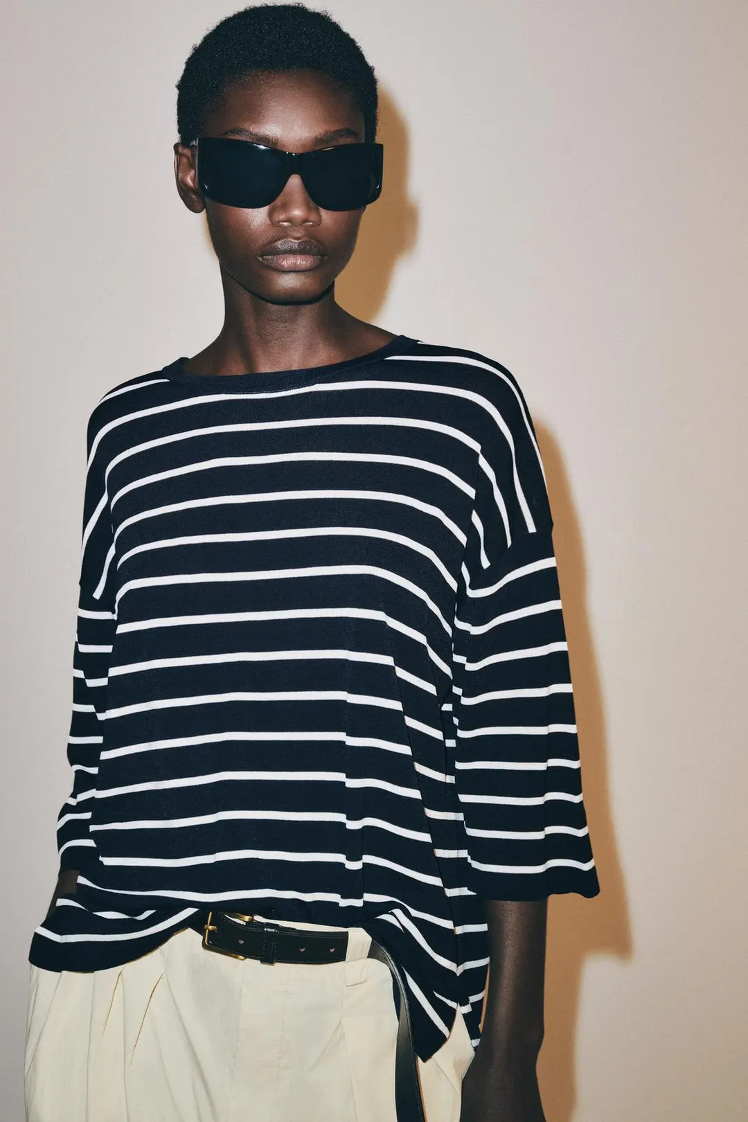 Вязаный топ с рукавами 3/4, Zara