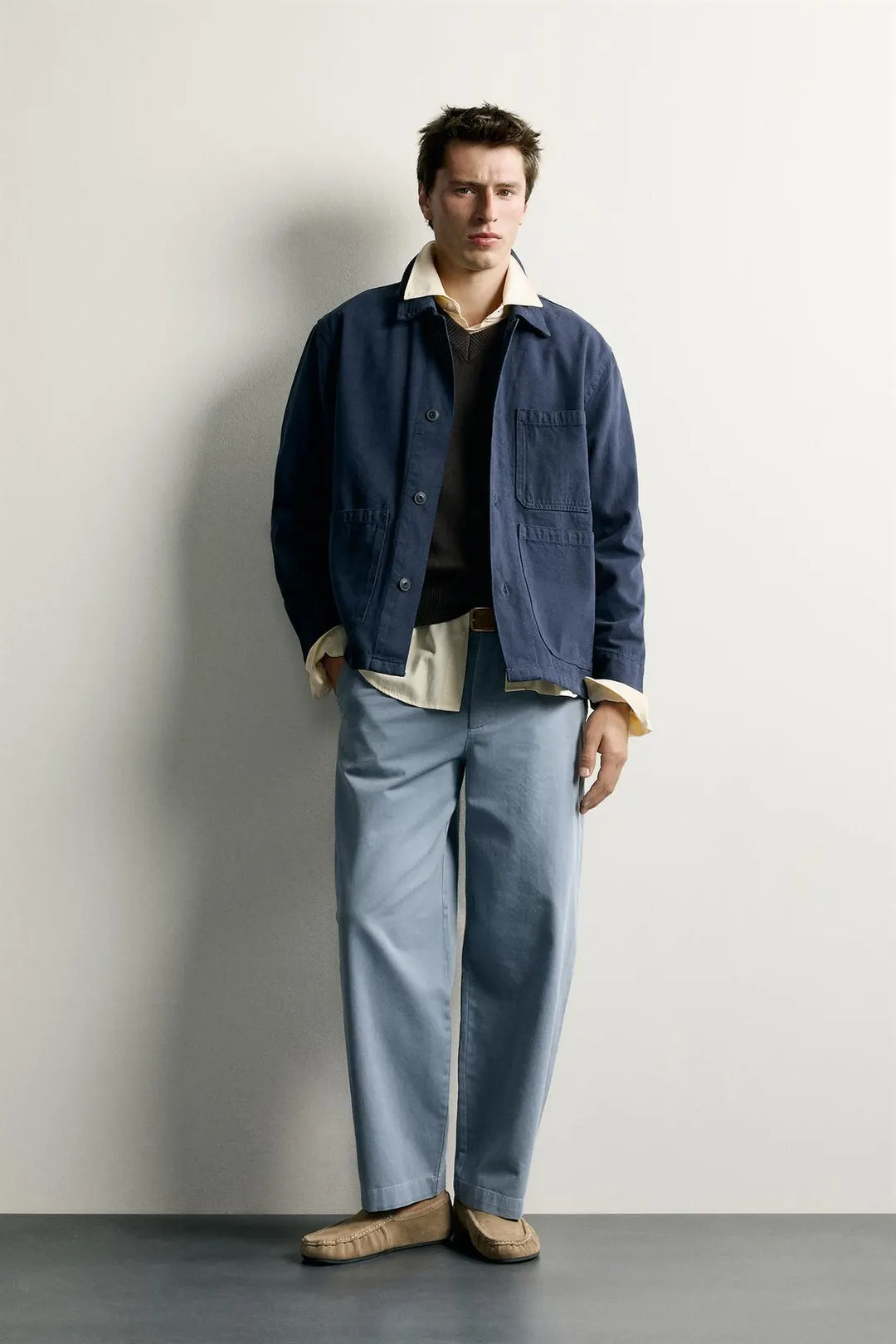 Куртка свободного кроя с карманами, Zara